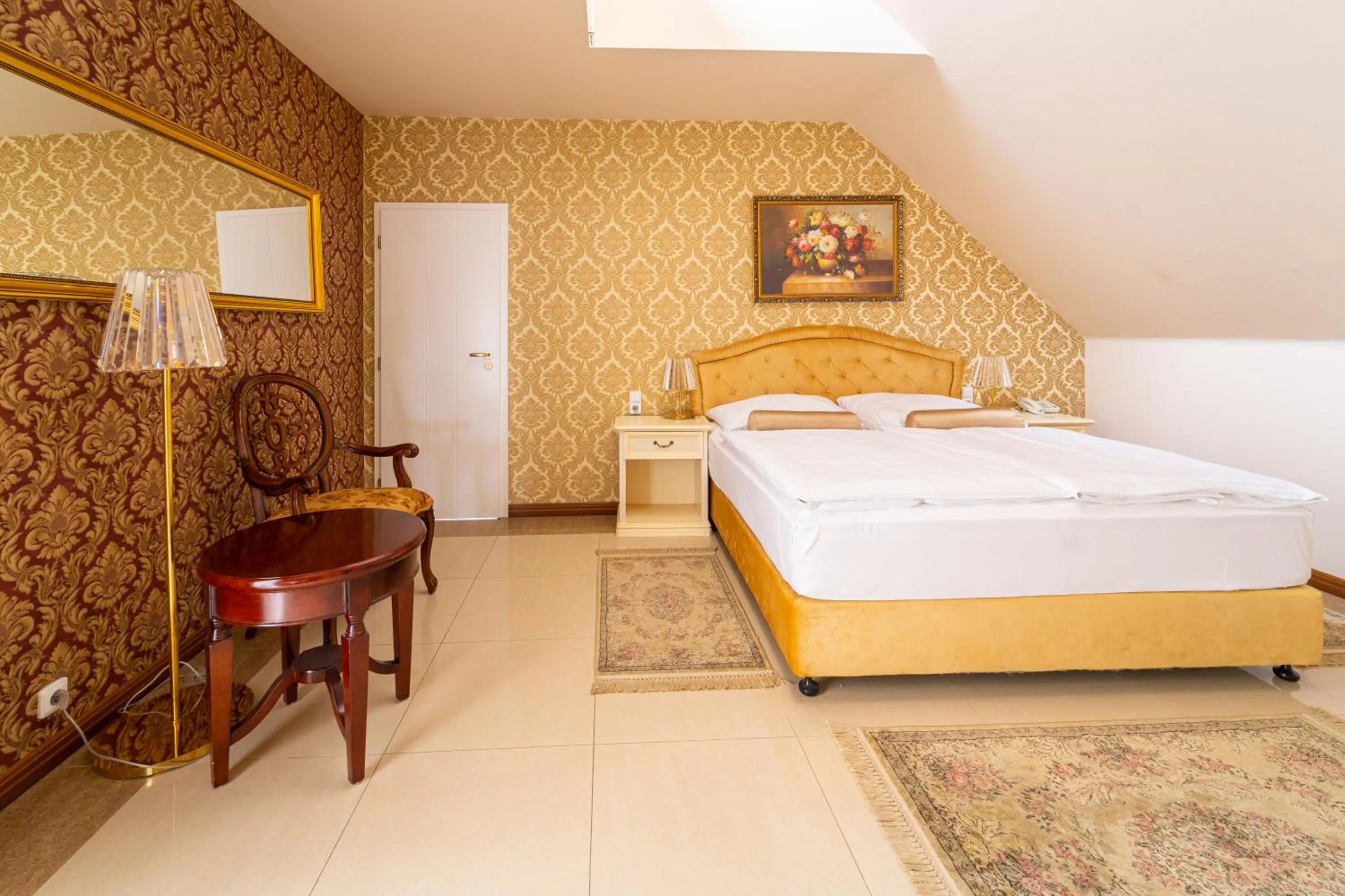 Bed in Spa Hotel Vita