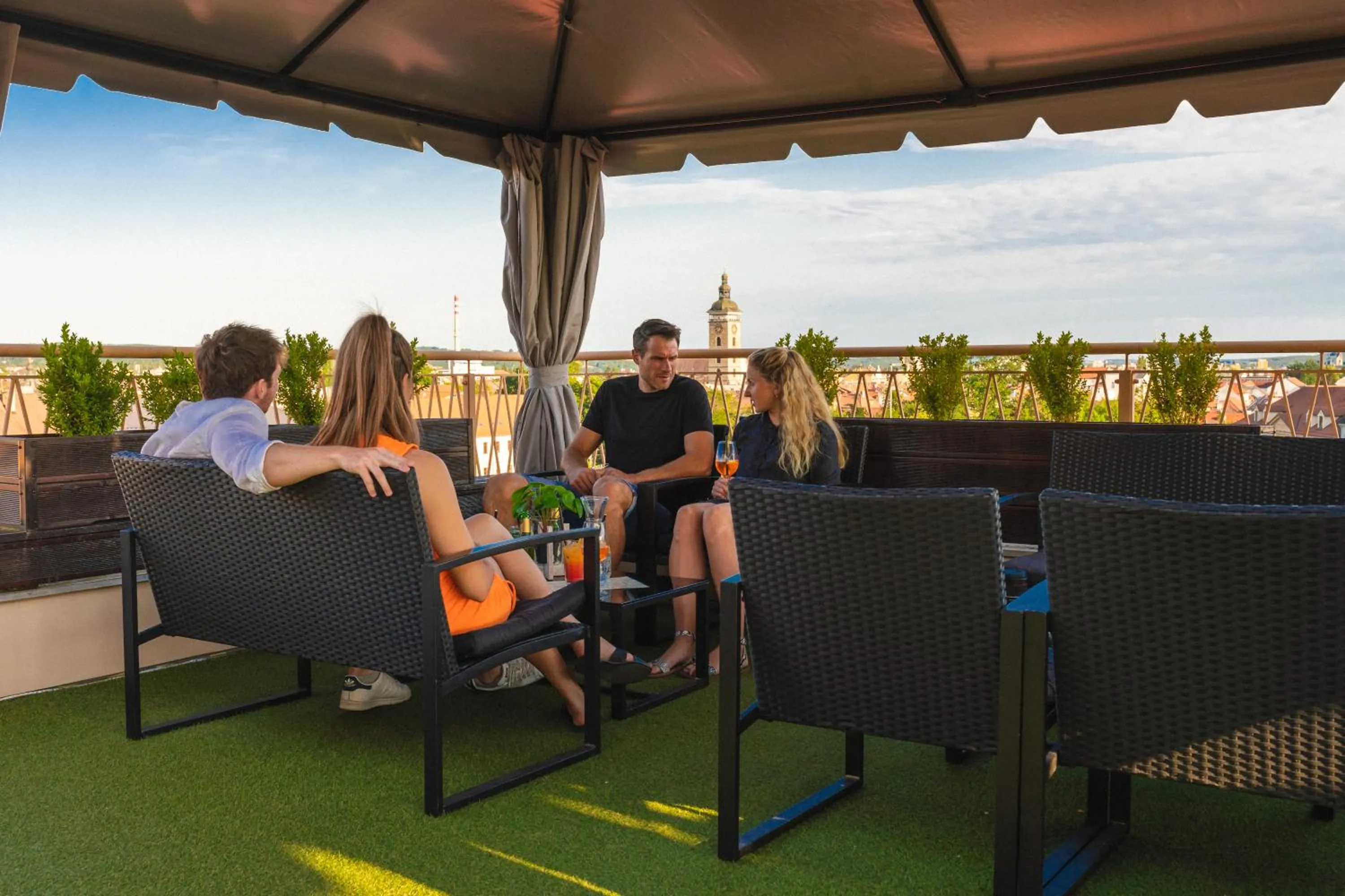 Patio in Spa Hotel Vita