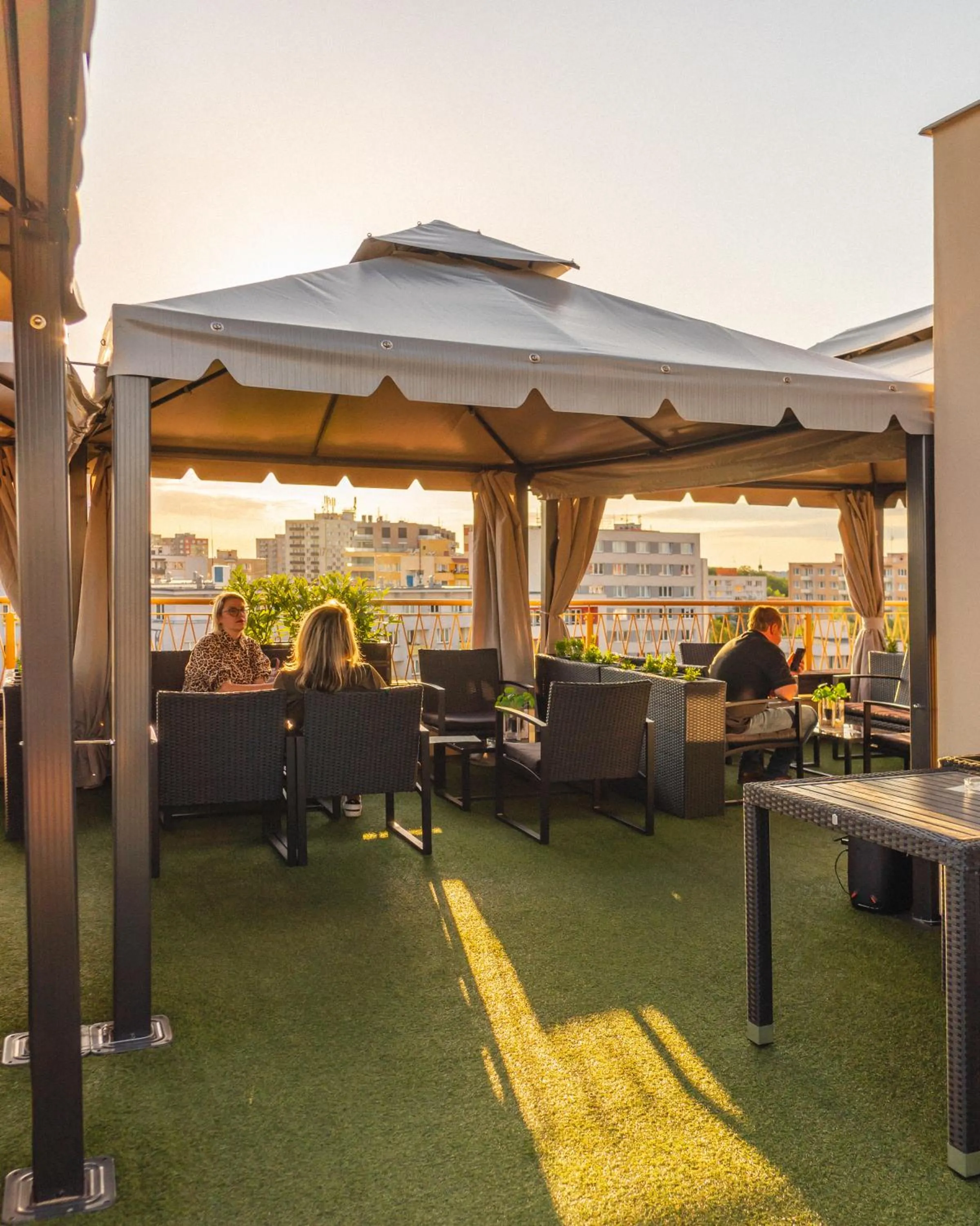 Patio in Spa Hotel Vita