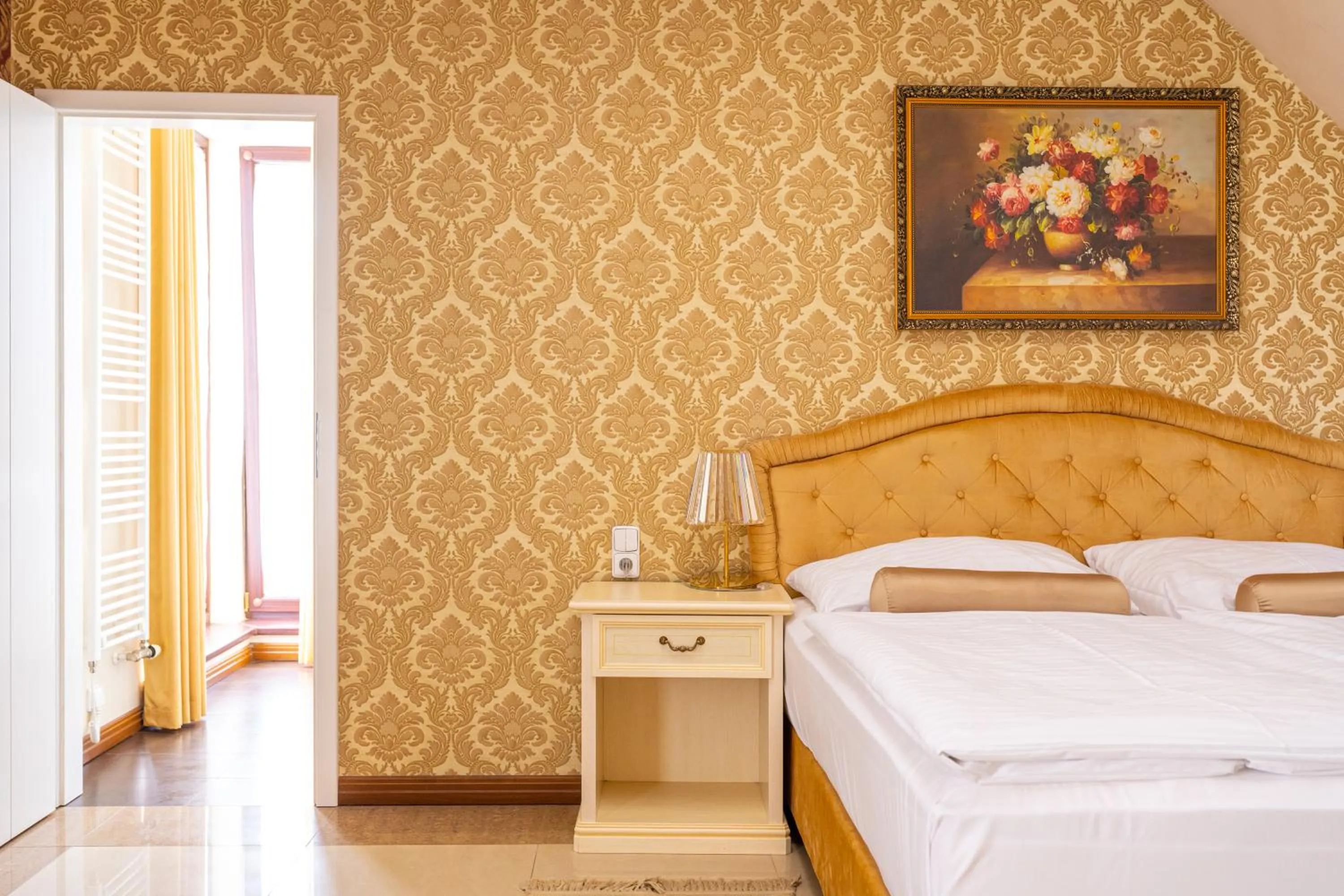 Bed in Spa Hotel Vita