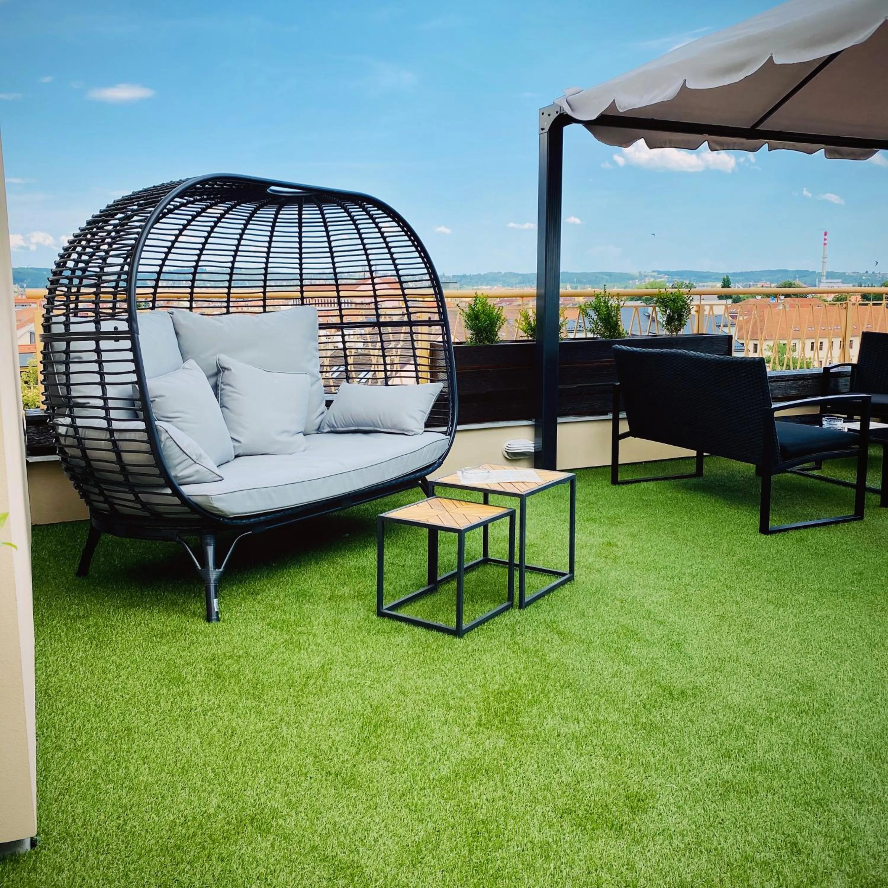 Balcony/Terrace in Spa Hotel Vita