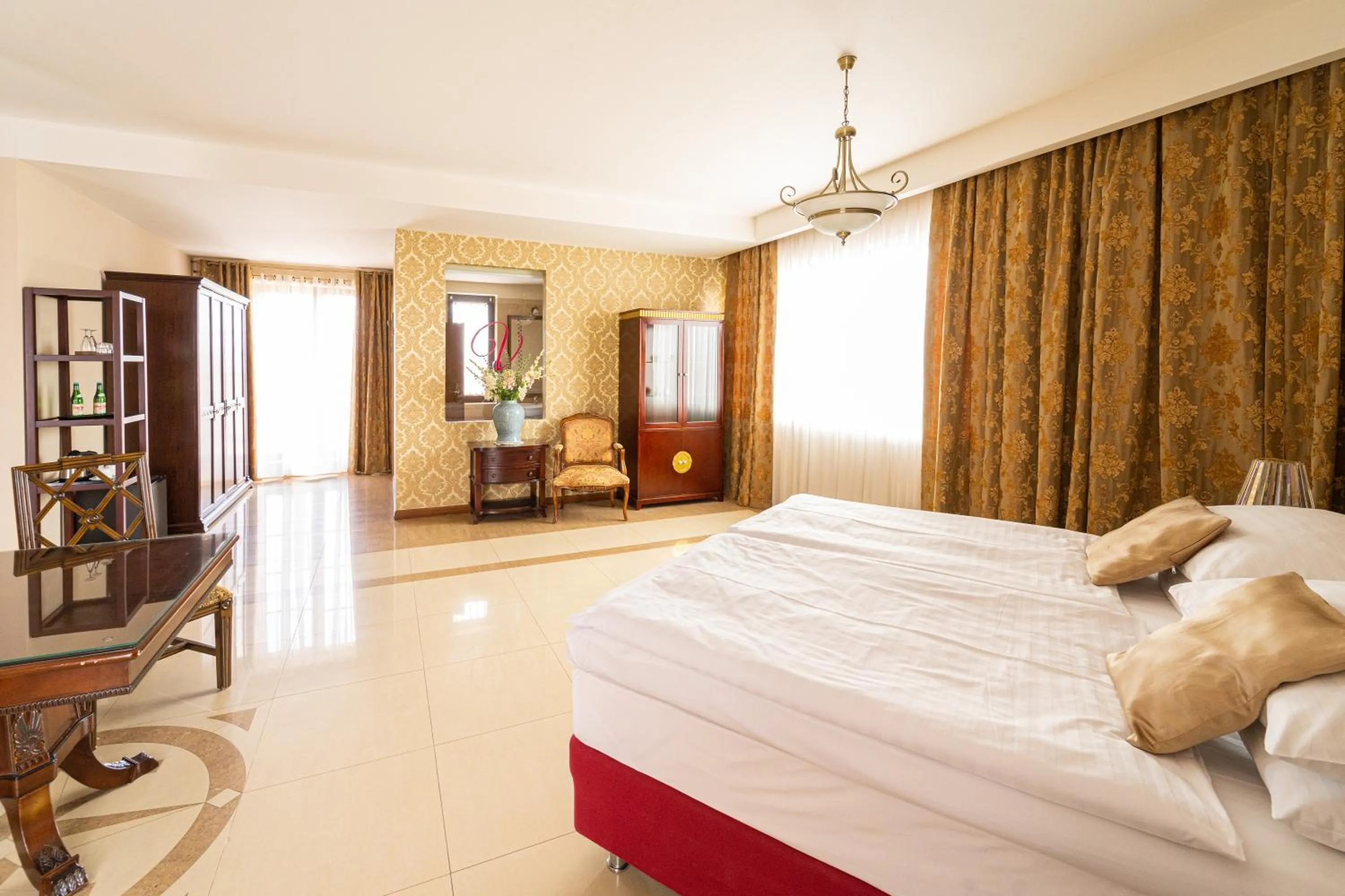 Bed in Spa Hotel Vita