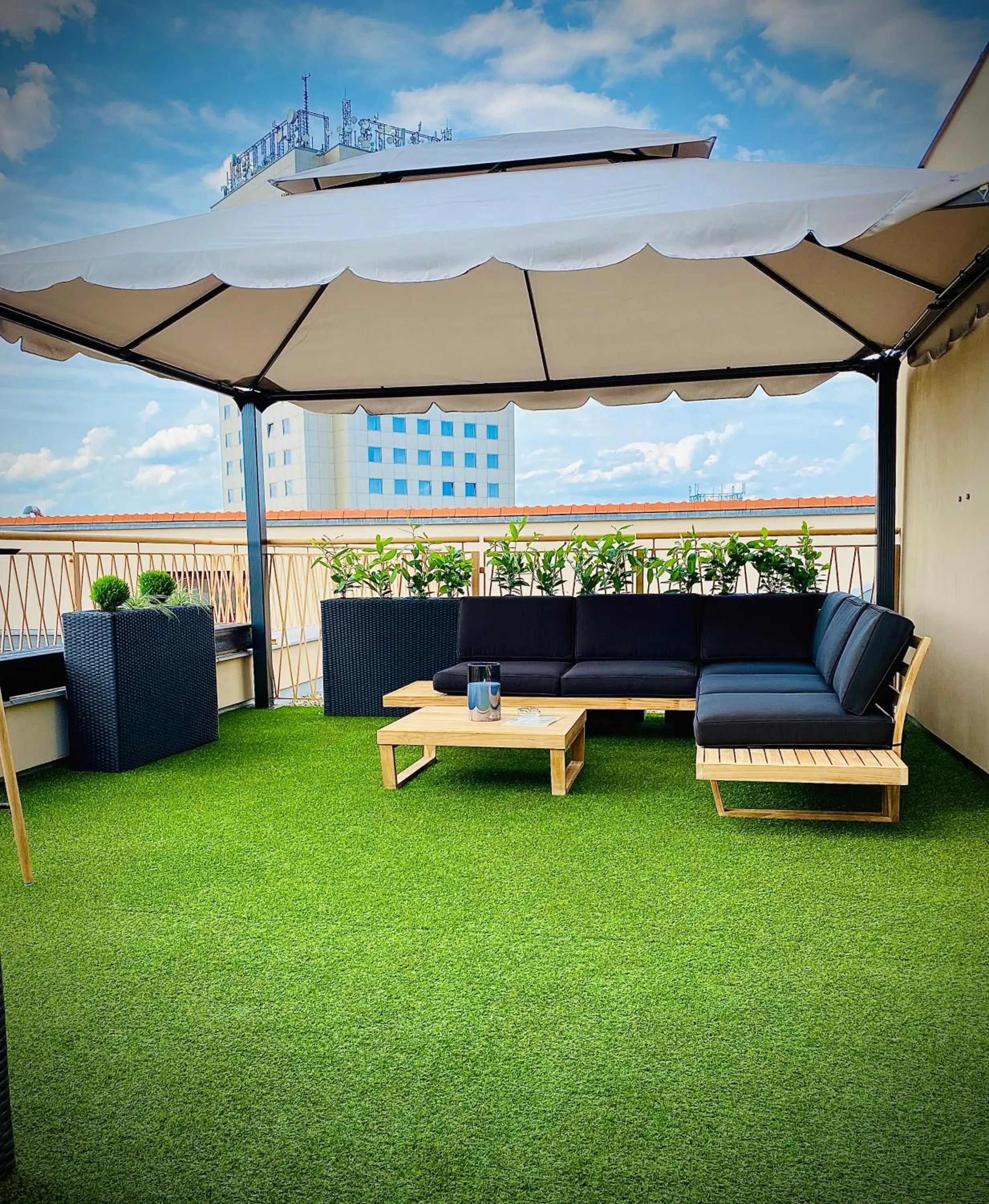 Balcony/Terrace in Spa Hotel Vita