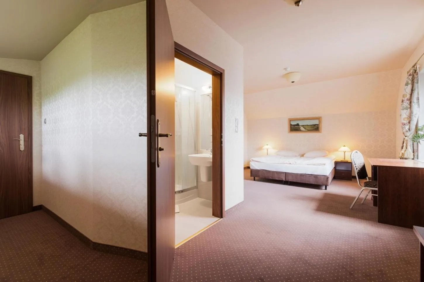 Bedroom, Bed in Hotel Folwark