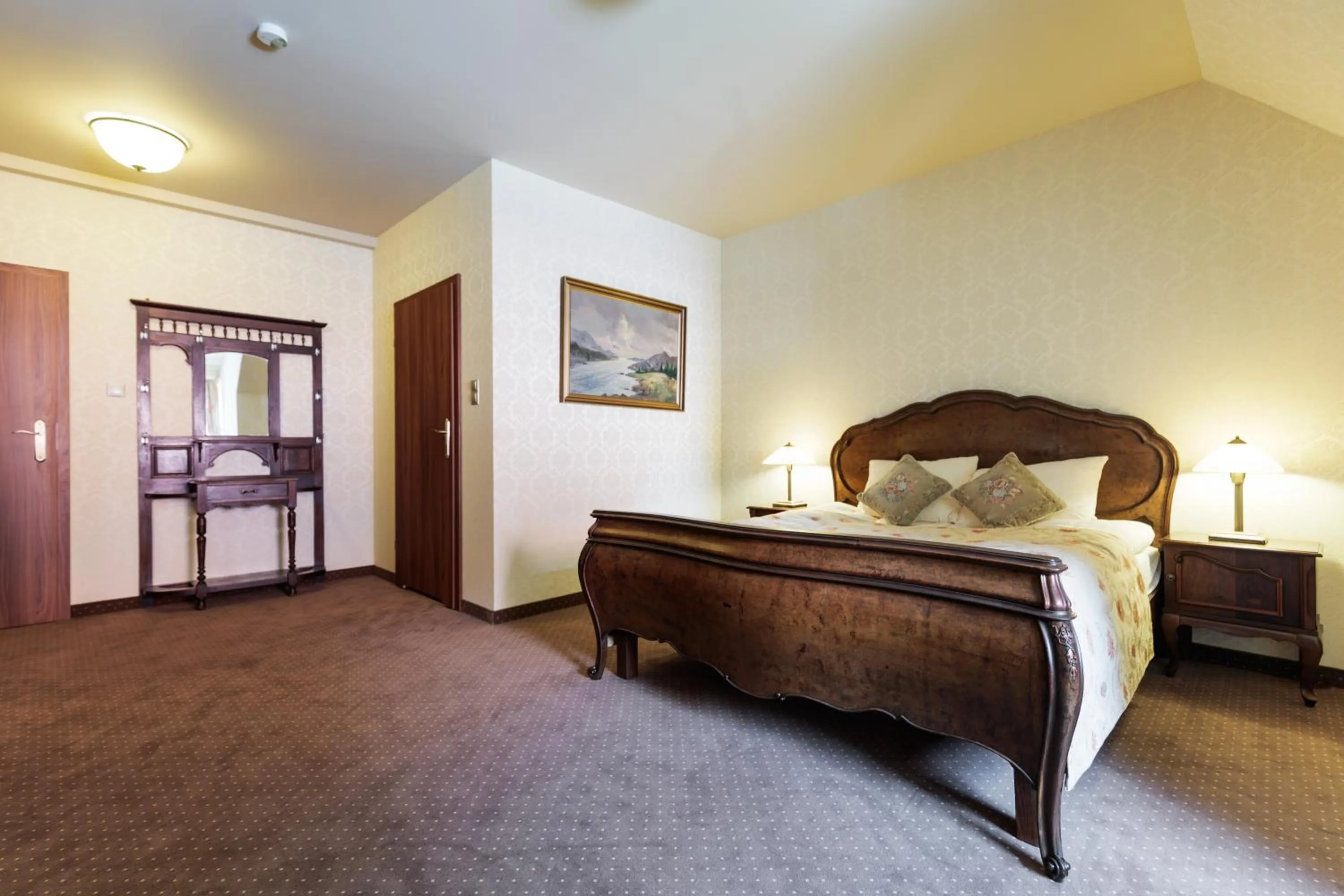 Bed in Hotel Folwark