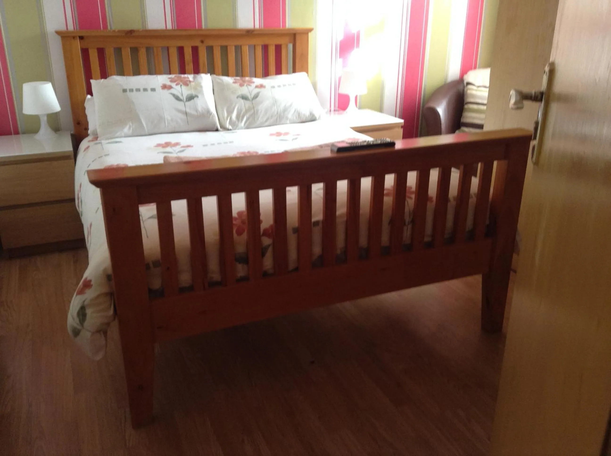 Decorative detail, Bed in Fairhaven Hotel on Woodfield Road