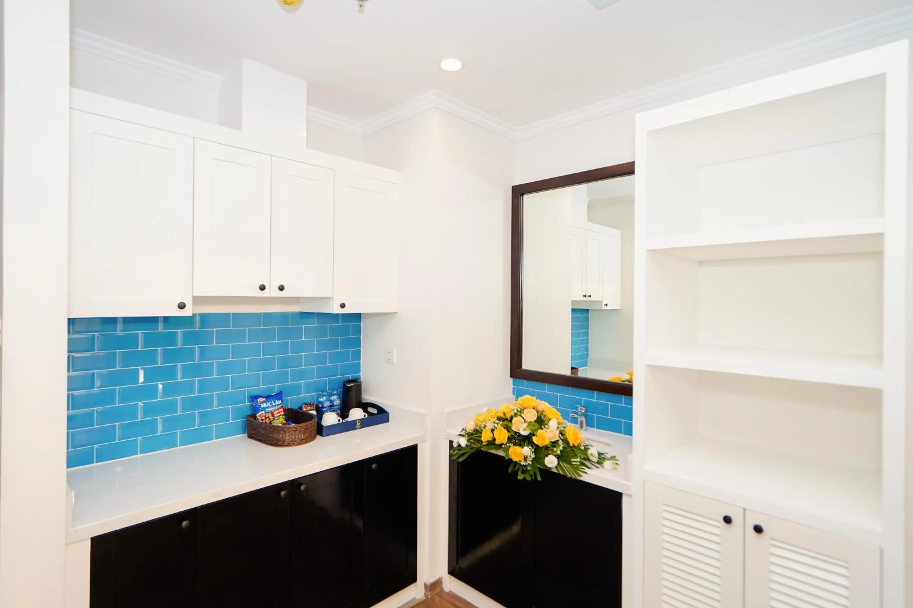 Kitchen or kitchenette in D'Lioro Hotel & Resort