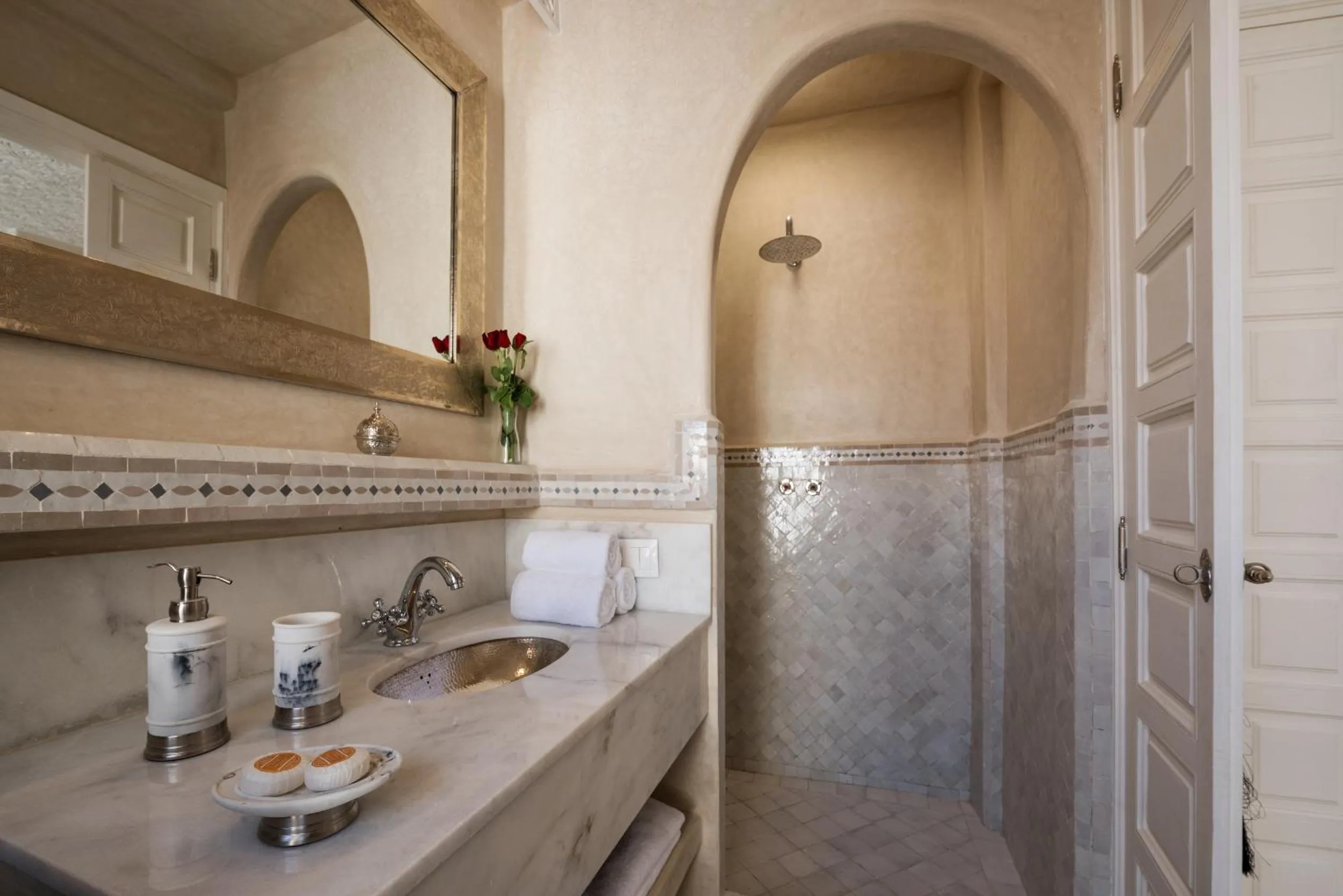 Shower in Riad Spice by Marrakech Riad