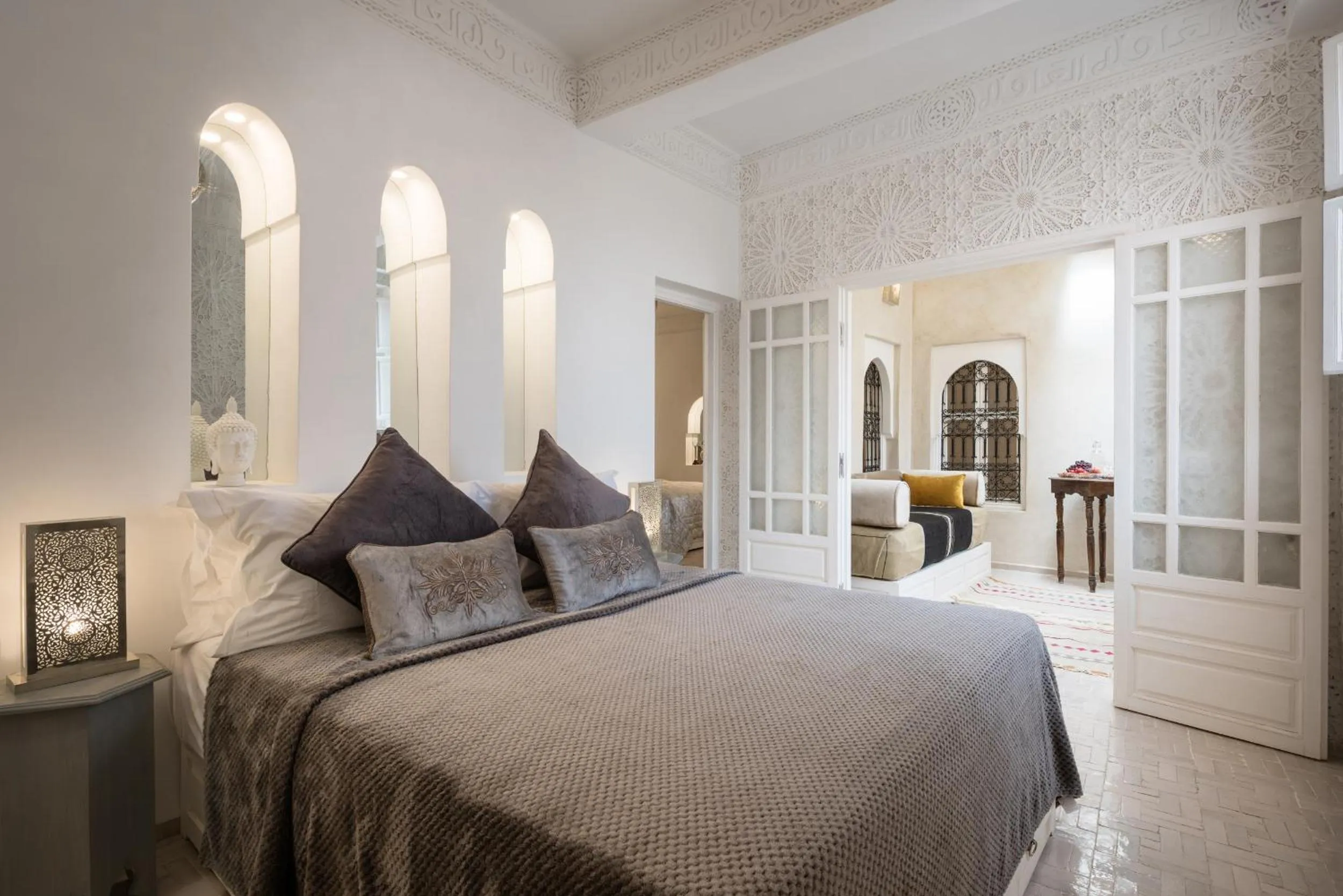 Bed in Riad Spice by Marrakech Riad