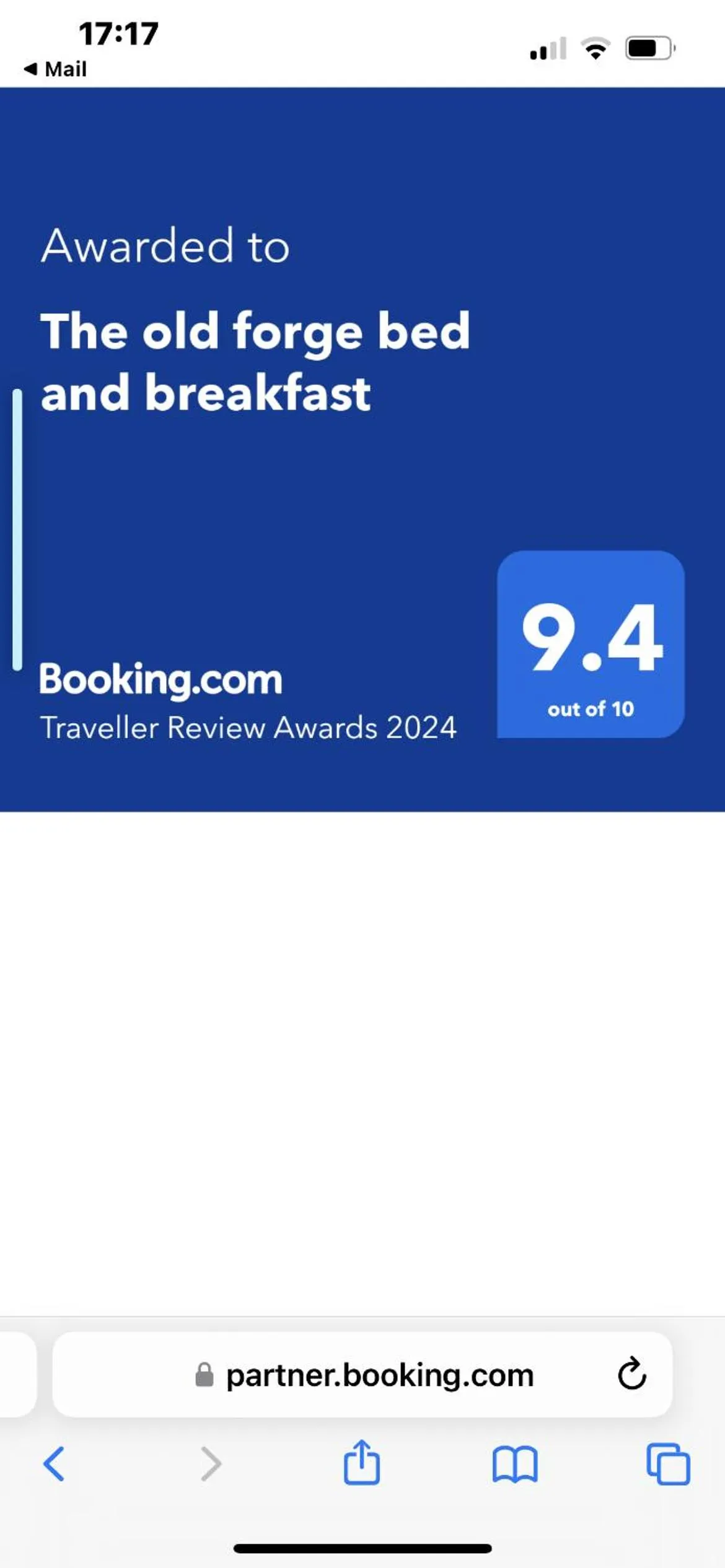 The old forge bed and breakfast