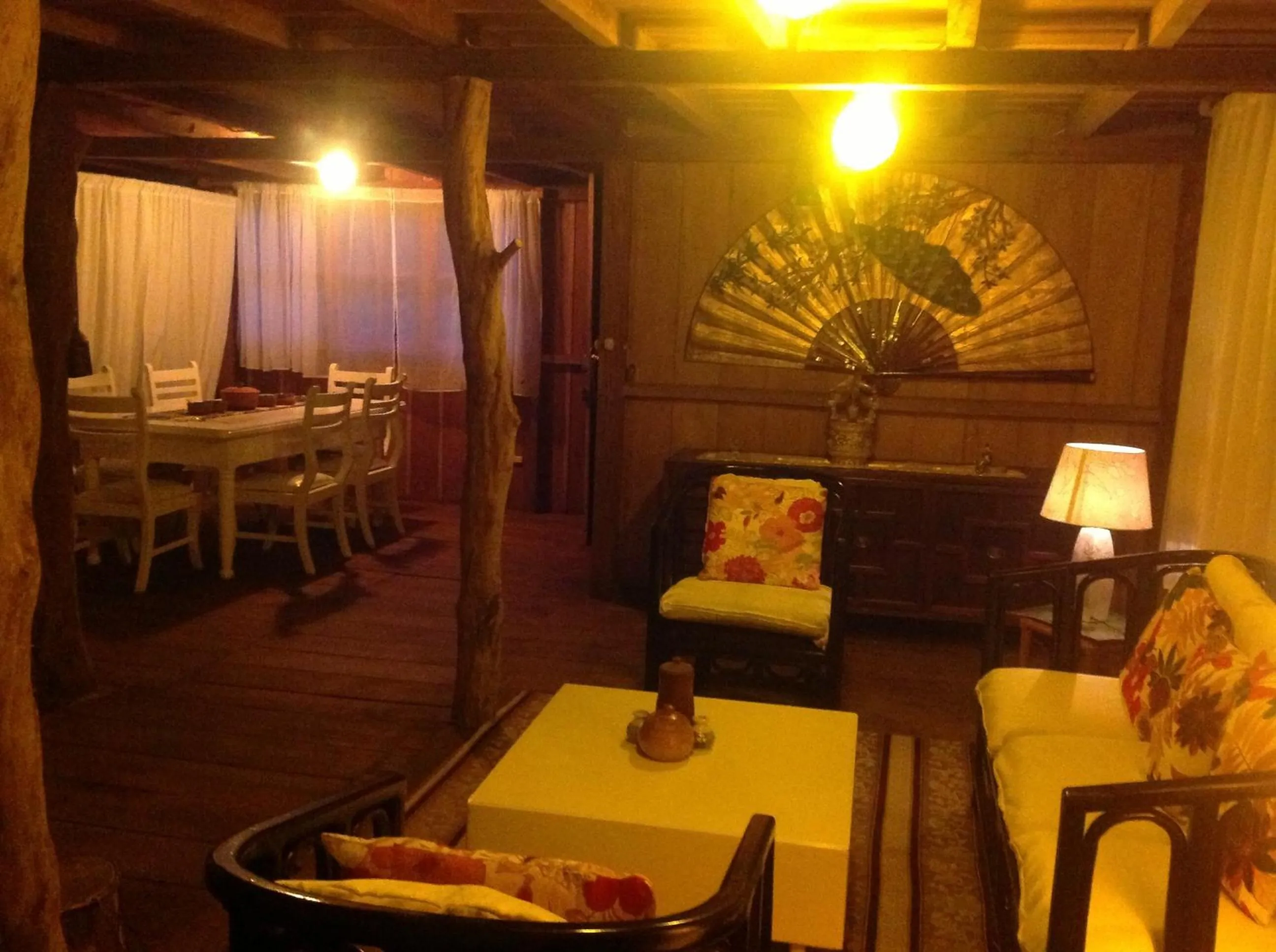 Seating area in Casa de Piedra