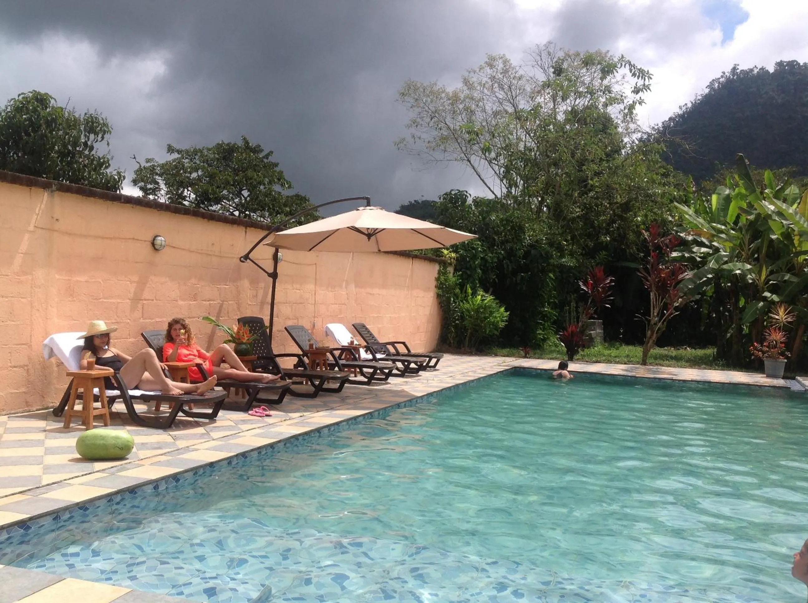 Swimming pool in Casa de Piedra