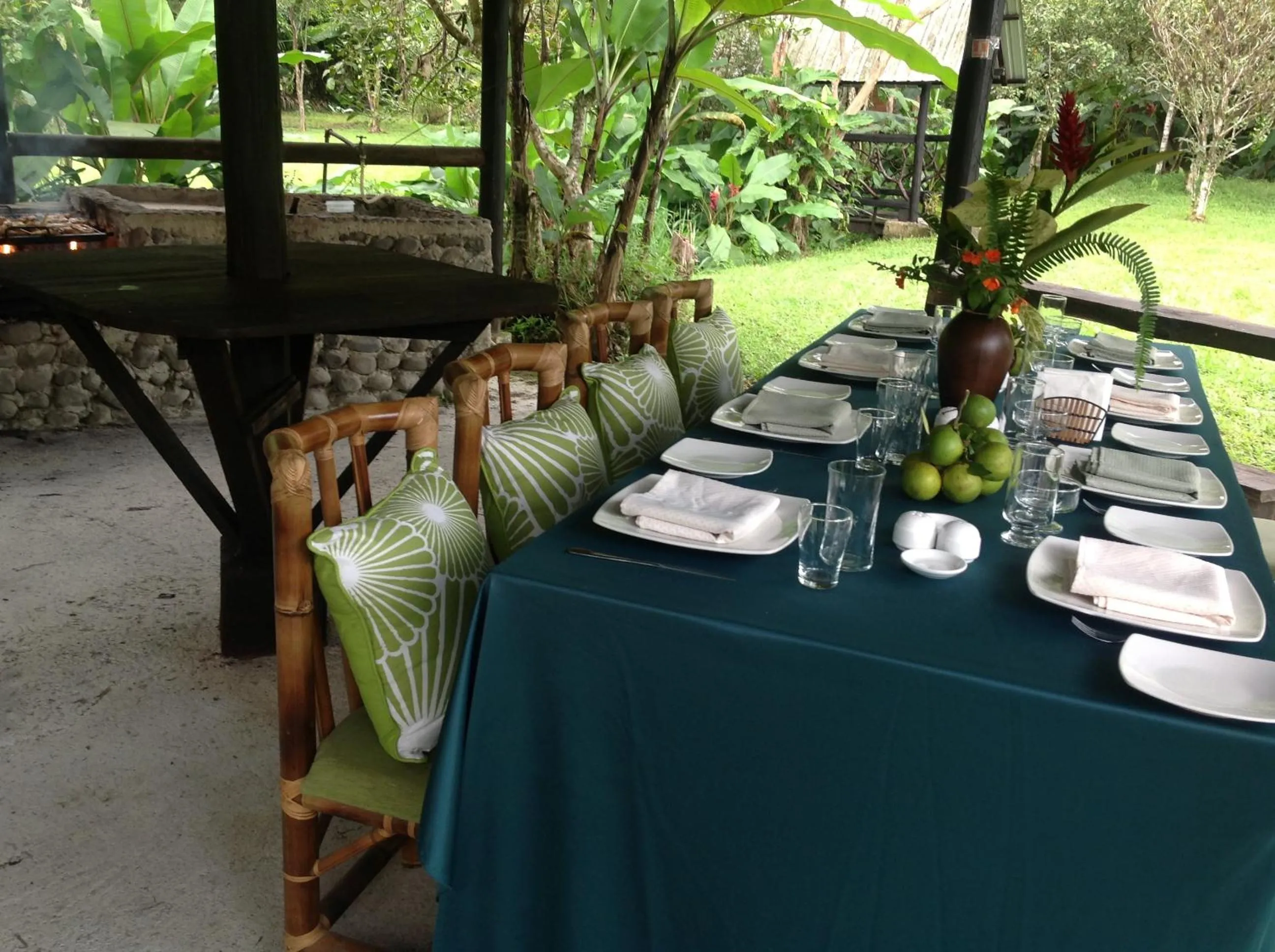 Dining area in Casa de Piedra