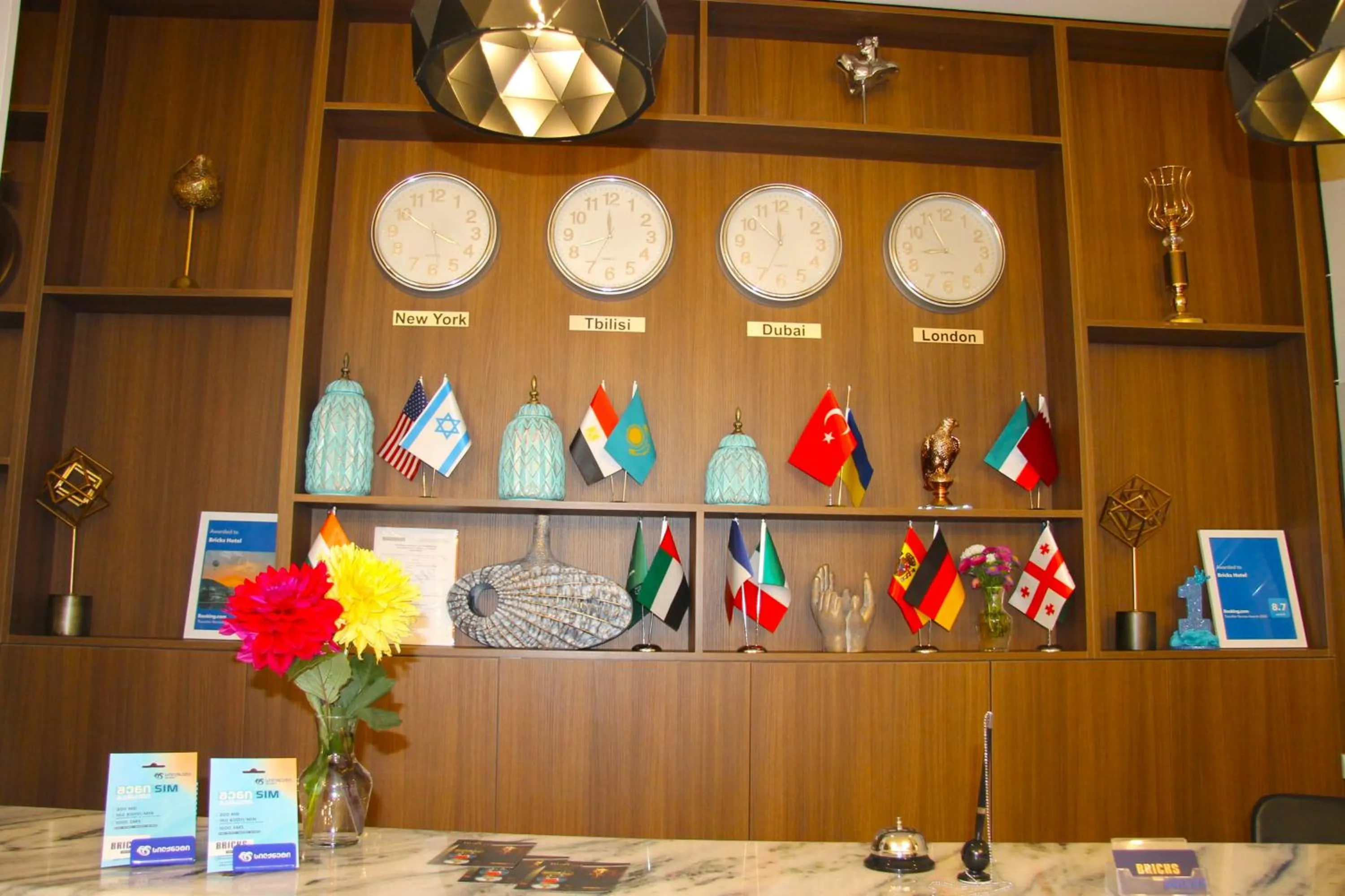 Lobby or reception in Bricks Hotel