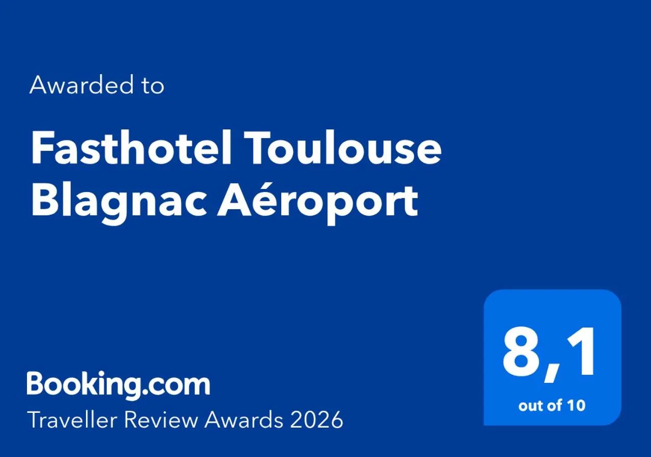 Certificate/Award in Fasthotel Toulouse Blagnac Aéroport