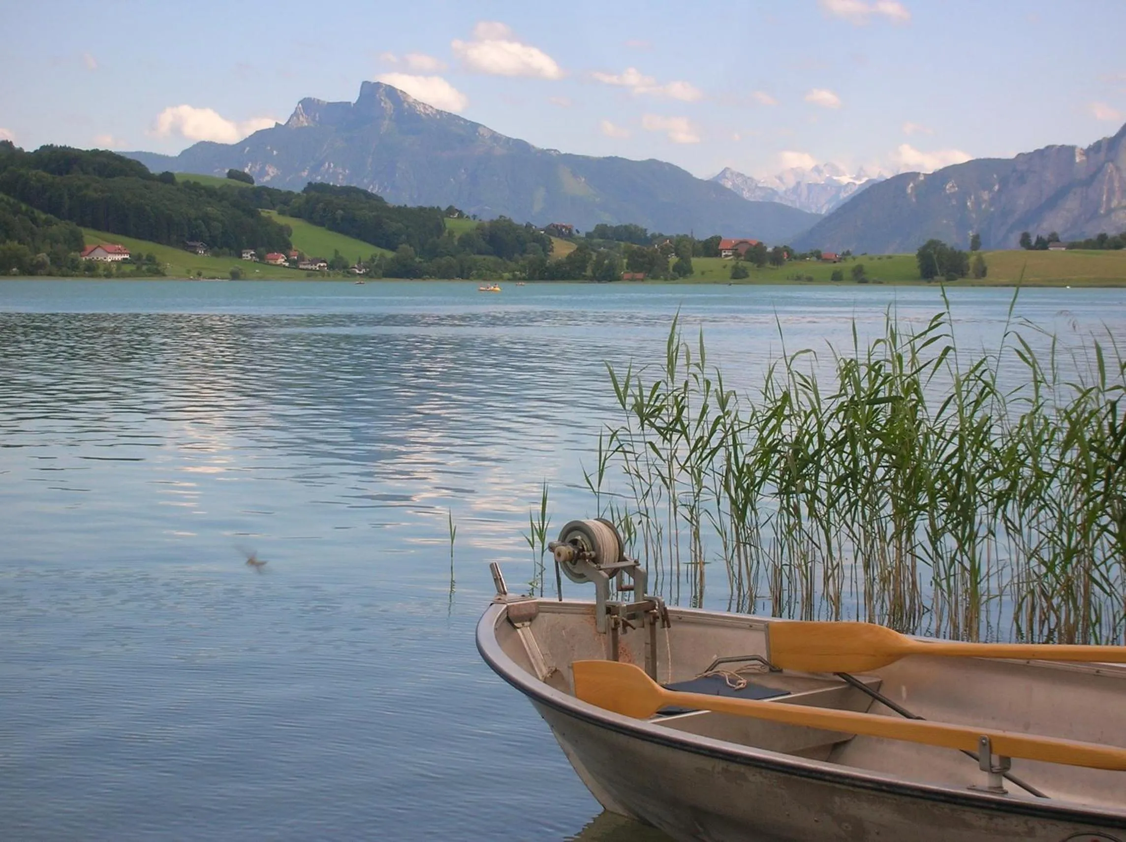 Lake view in Hotel Garni Dorferwirt am Irrsee