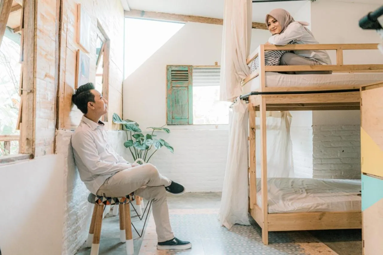 bunk bed in Happy House Bromo backpacker