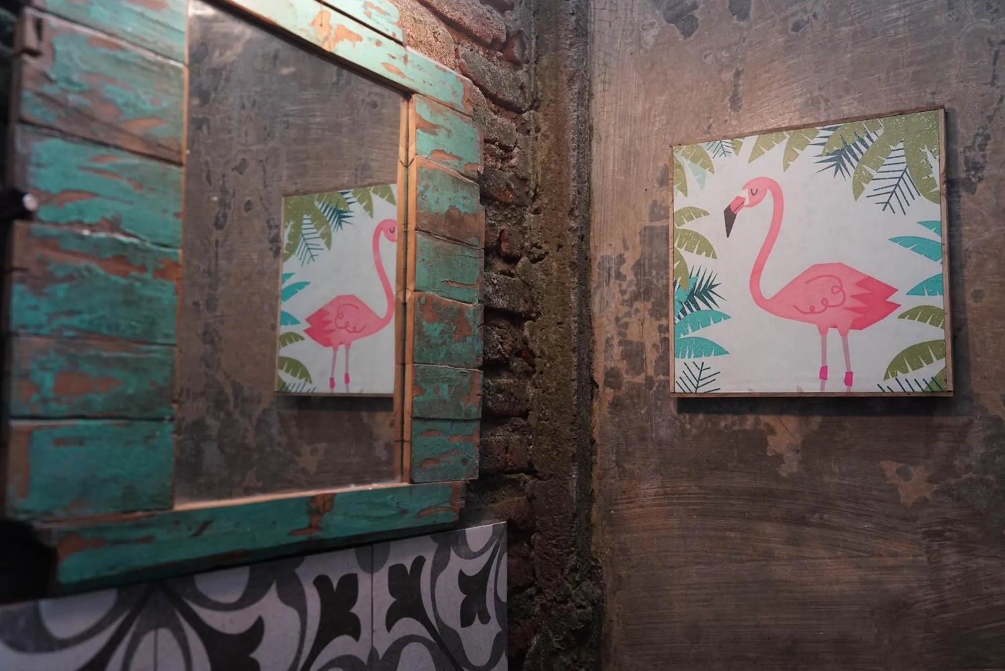 Decorative detail in Happy House Bromo backpacker