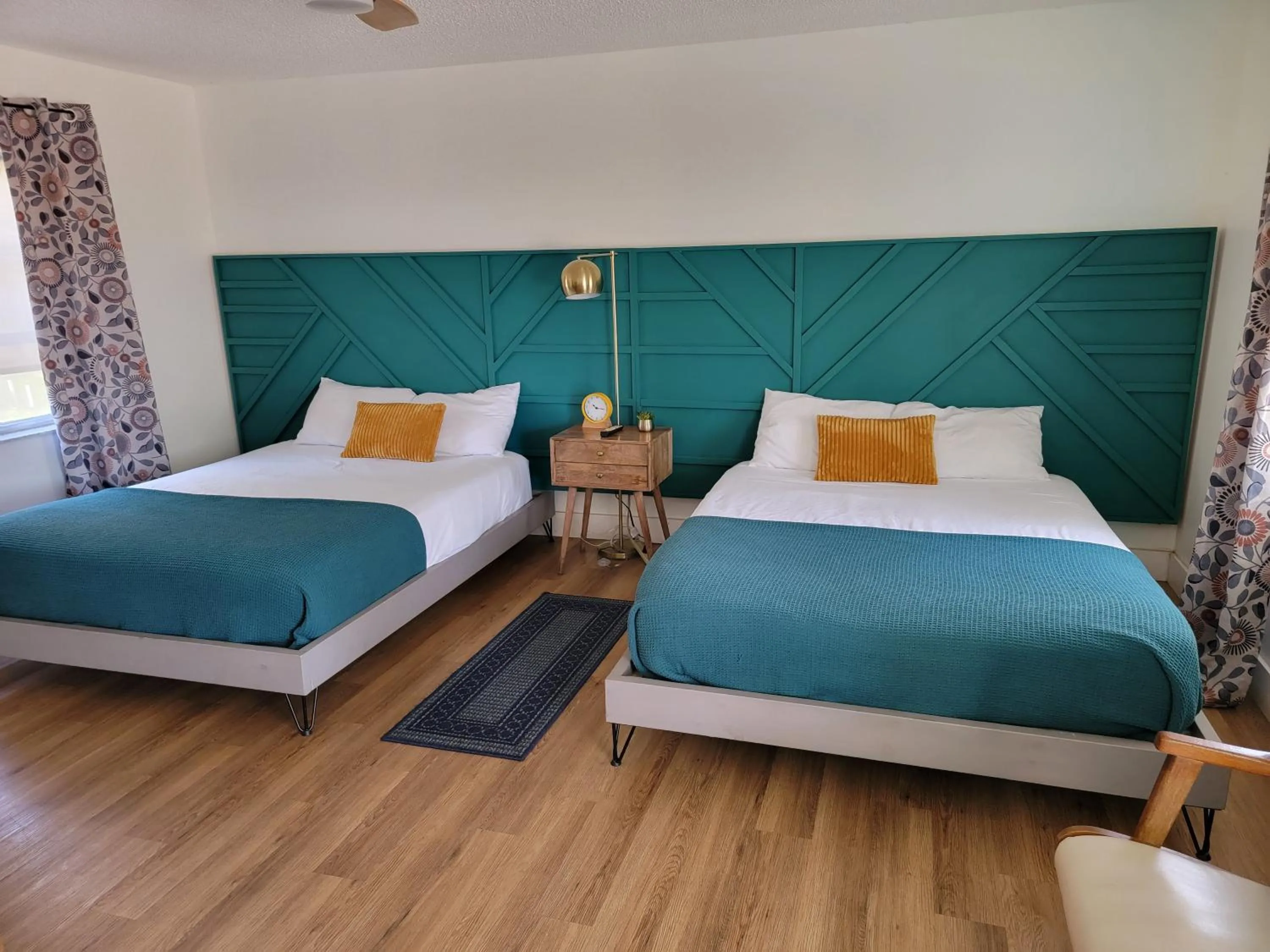 Bed in Cindy’s Motel & RV Park