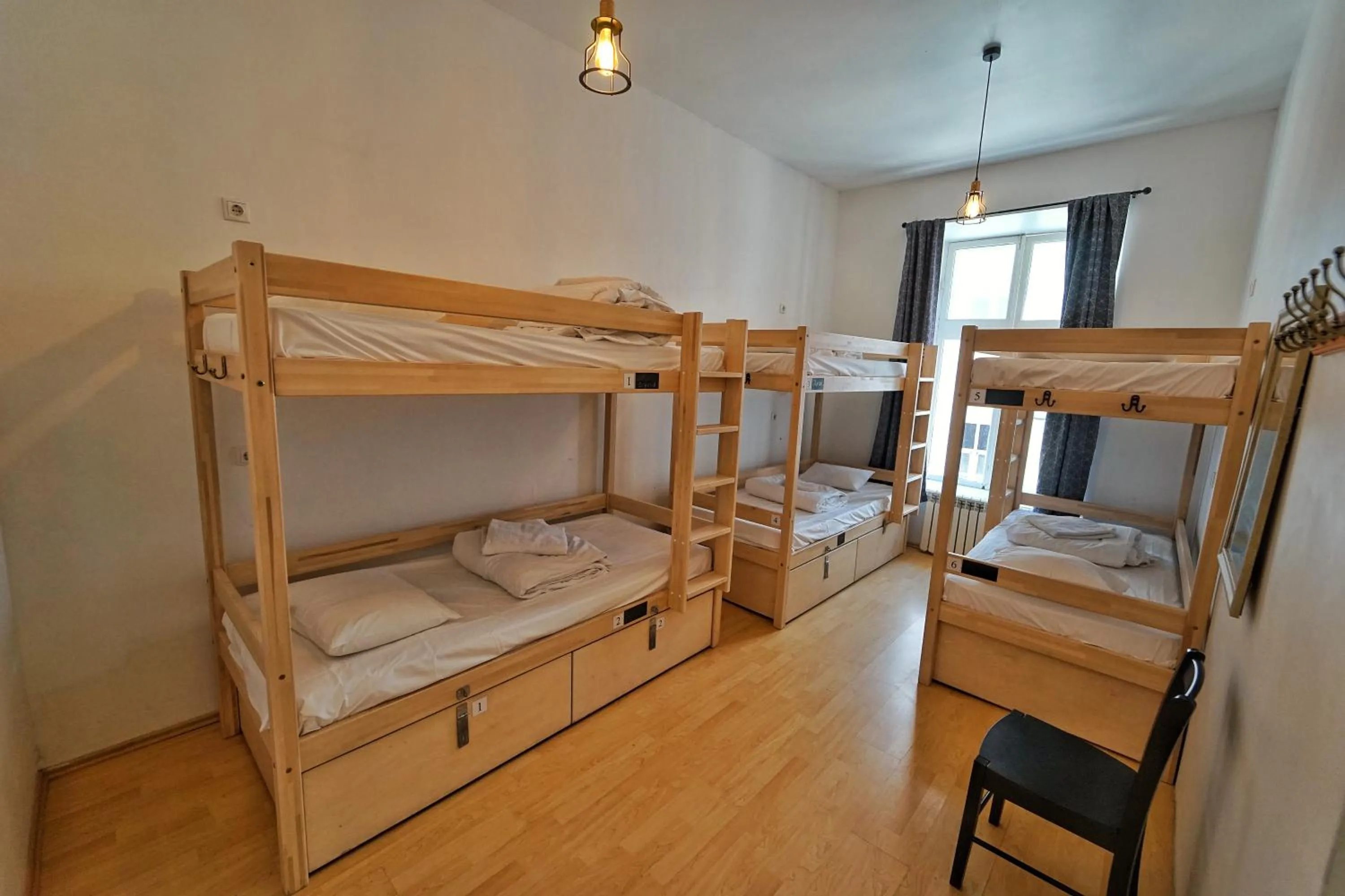 Bed in The Monks Bunk Hostel & Bar