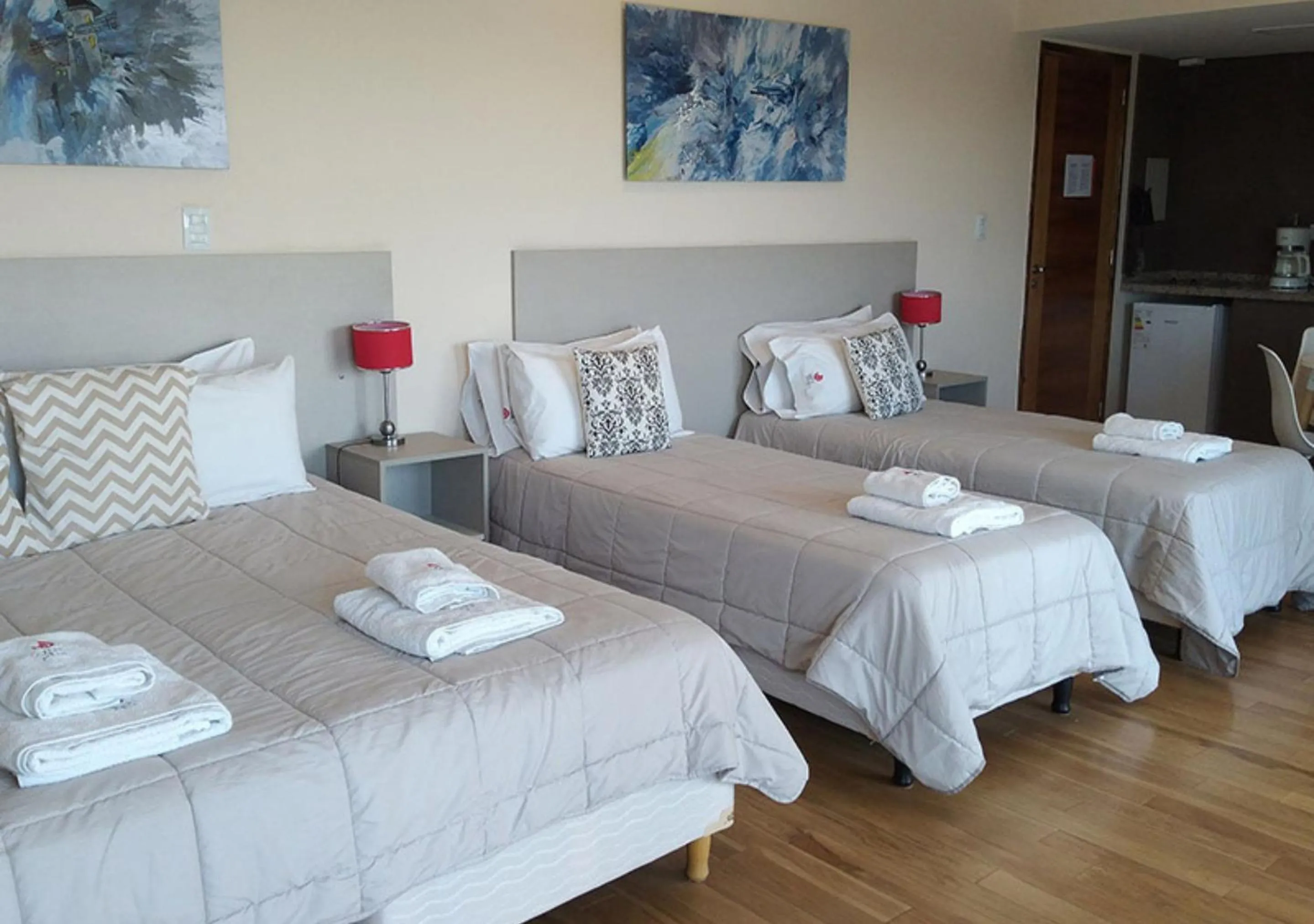 Bed in Apart Hotel Quijote by DOT Suites