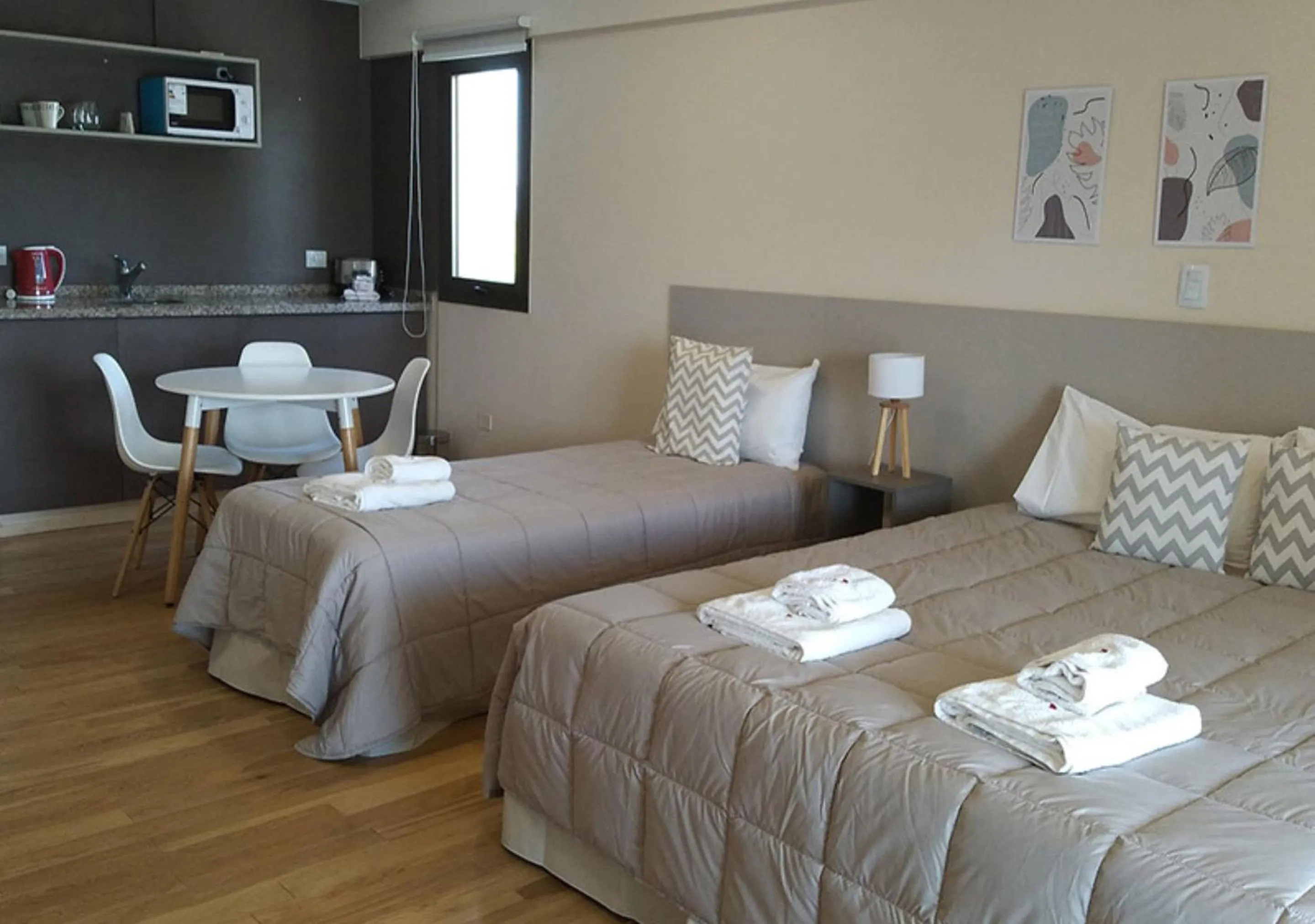 Bed in Apart Hotel Quijote by DOT Suites
