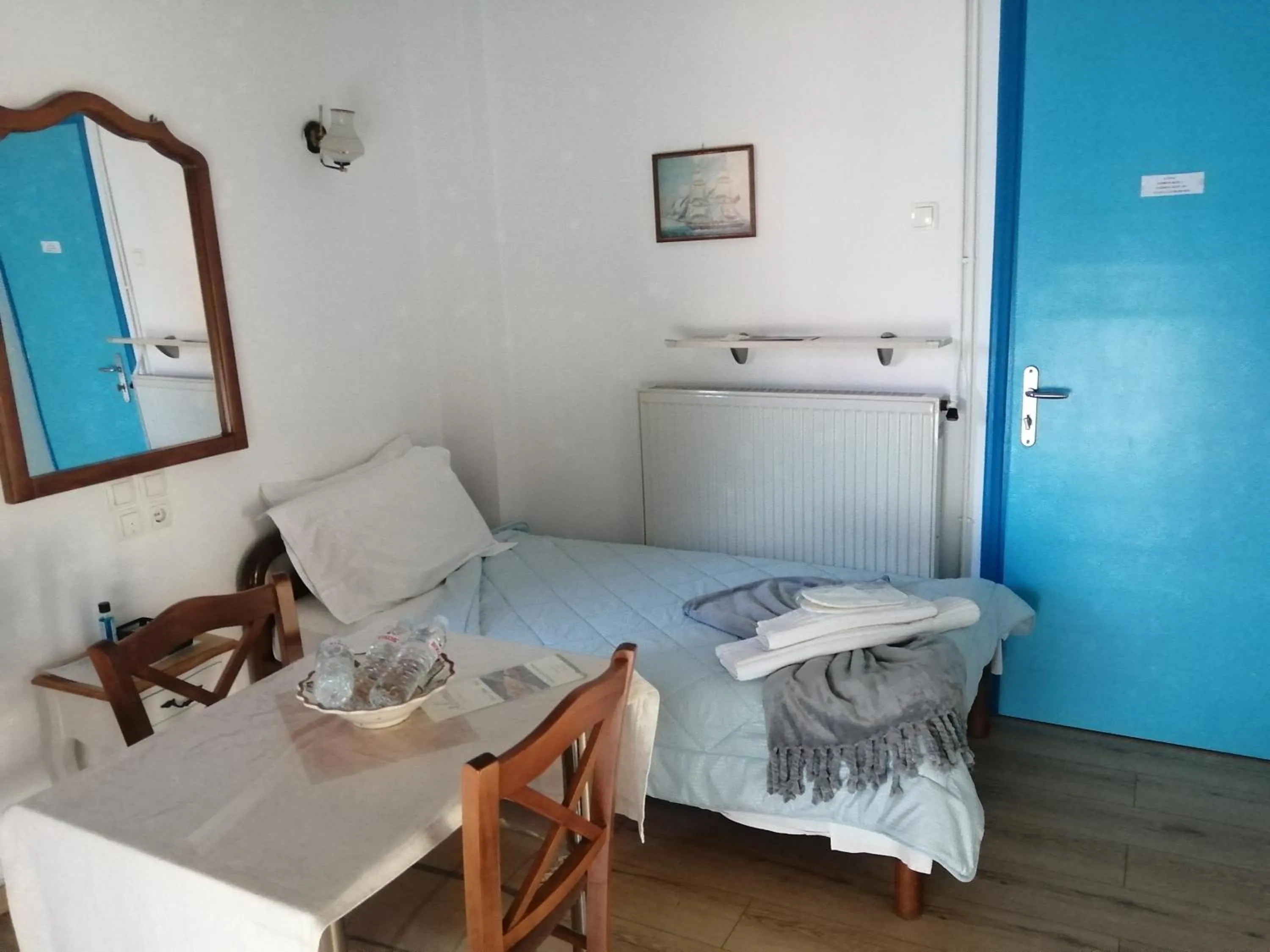 Bedroom, Bed in Hotel Fotini