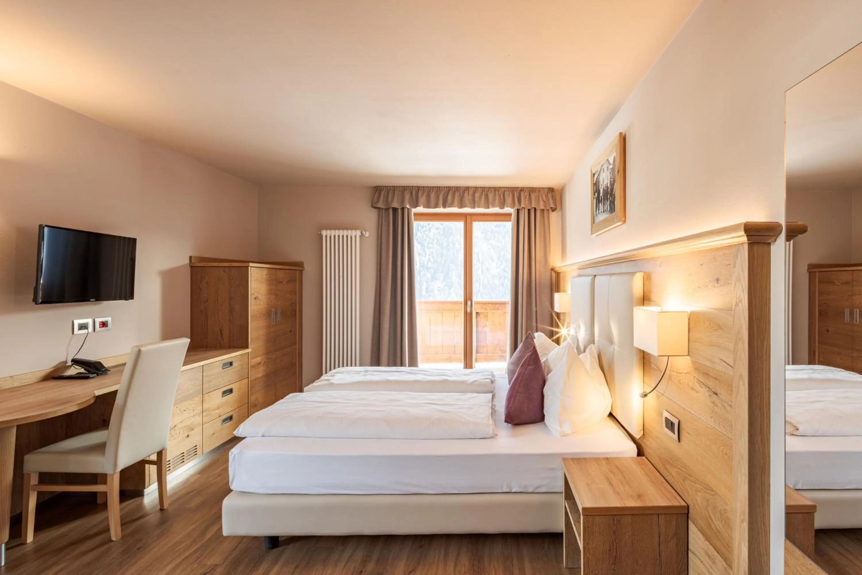 Bed in Albergo Belvedere