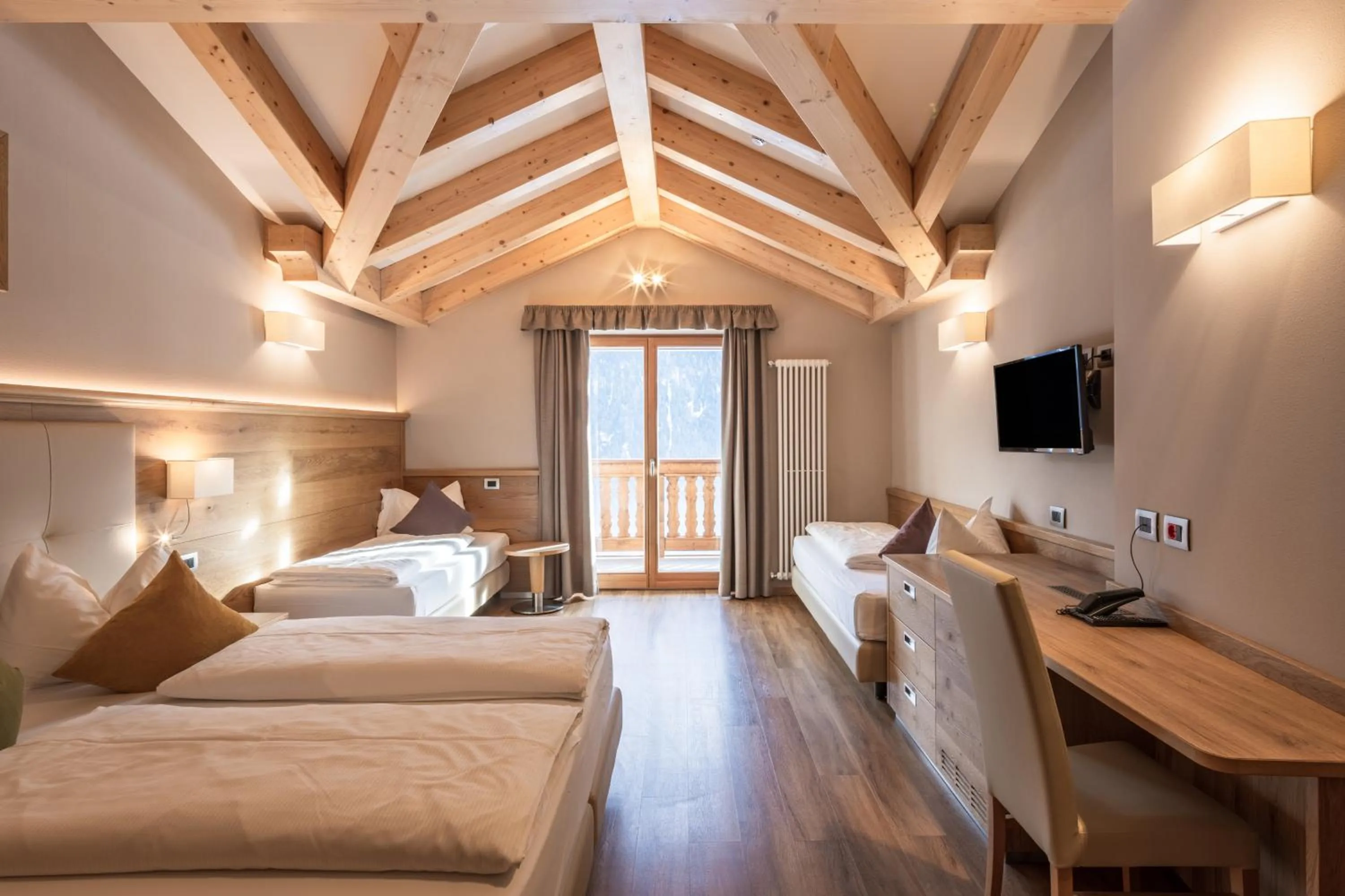 Bed in Albergo Belvedere