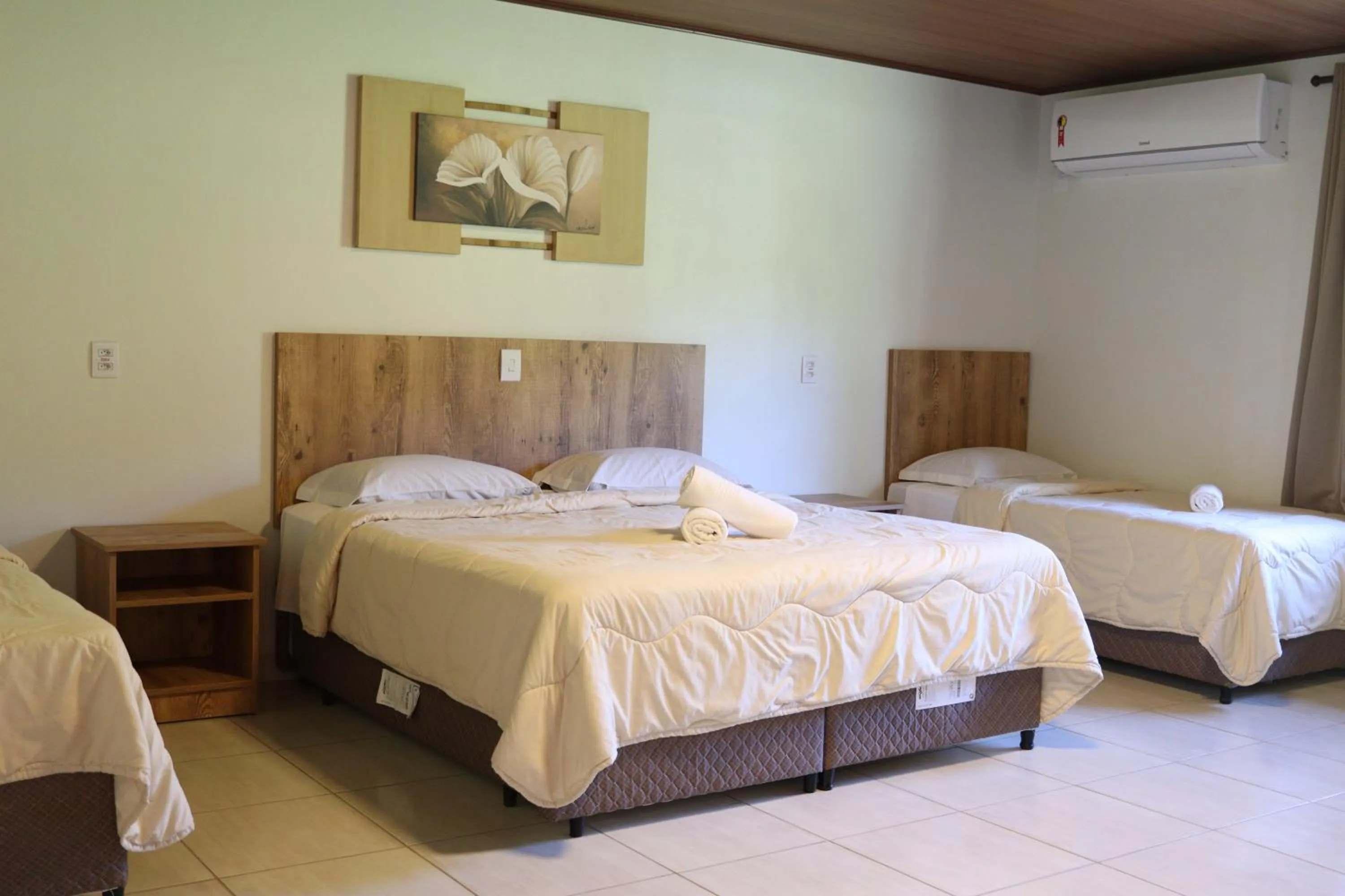 Bed in Hotel Fazenda Casarão do Vale