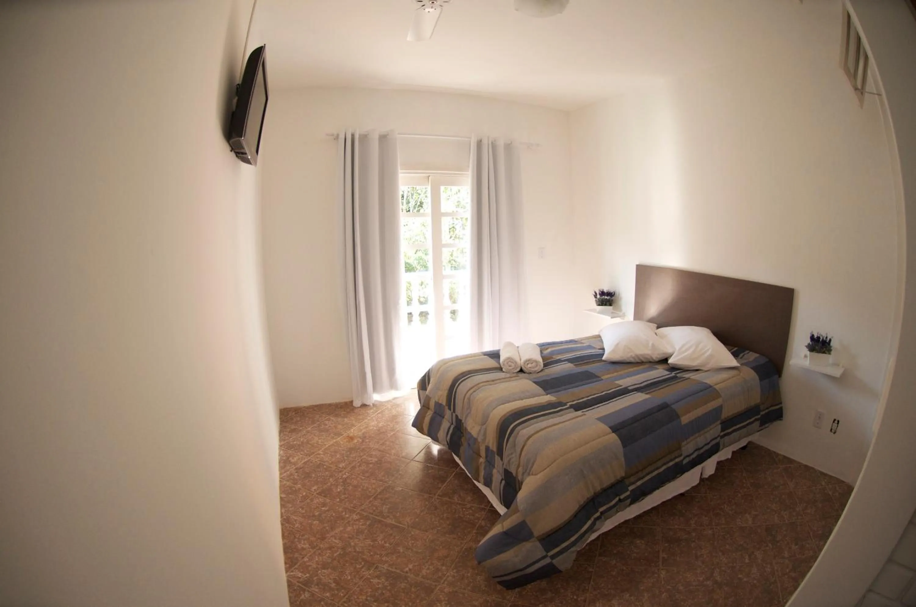 Bed in Hotel Fazenda Casarão do Vale