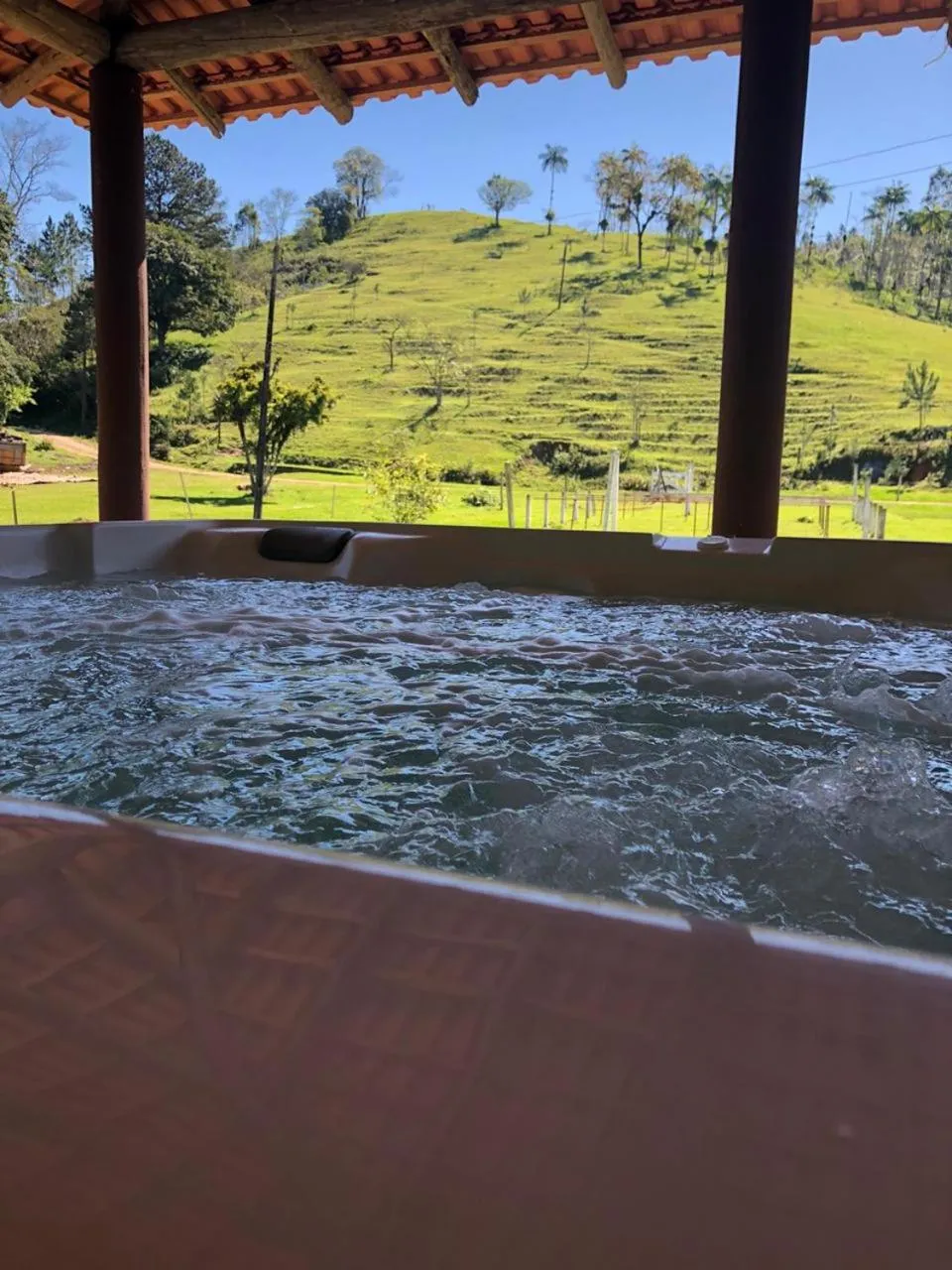 Hot Tub in Hotel Fazenda Casarão do Vale