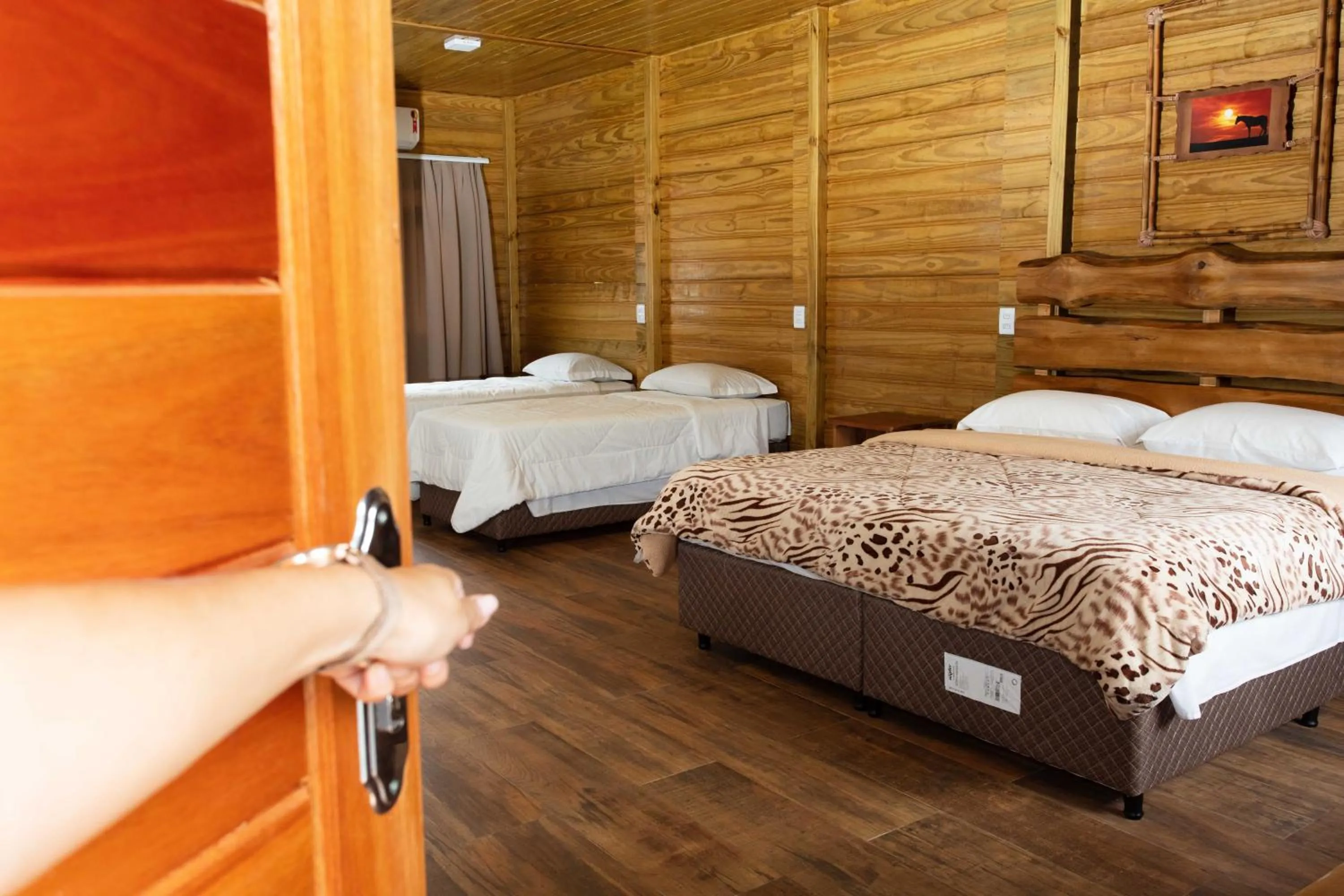 Bed in Hotel Fazenda Casarão do Vale