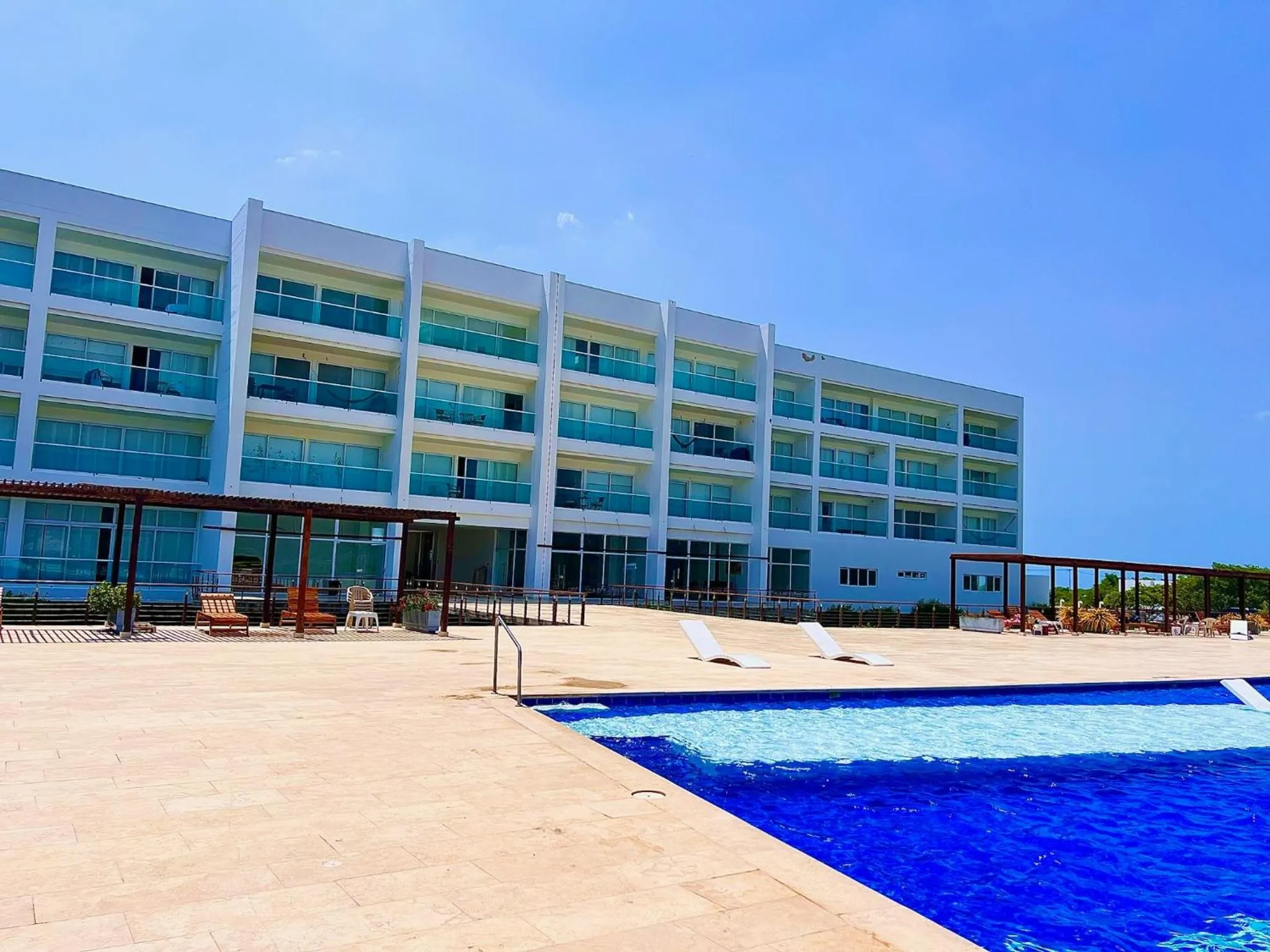 Swimming pool in Marina Puerto Velero