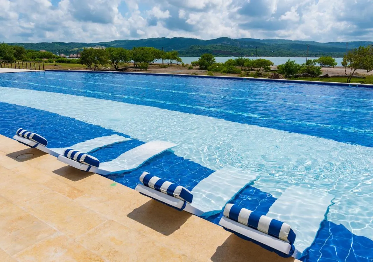 Pool view in Marina Puerto Velero