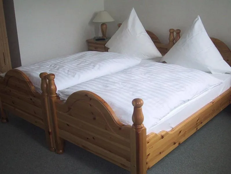 Decorative detail, Bed in Hotel Alt Wassenberg