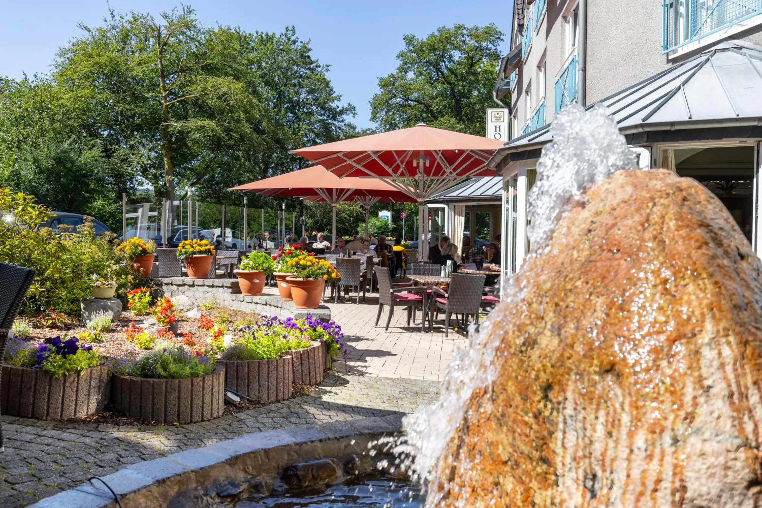 Property building in Hotel Restaurant Bismarckturm