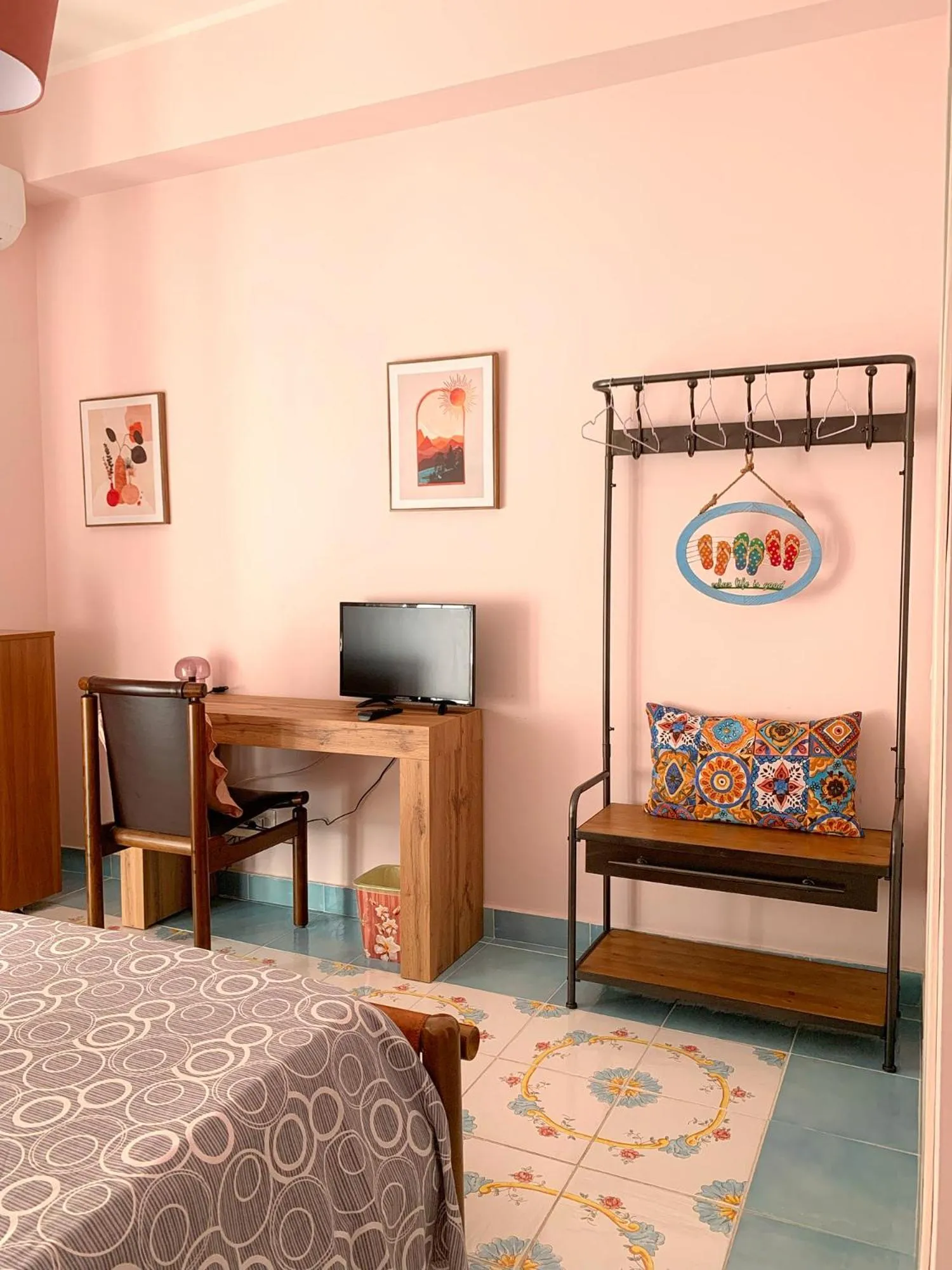 Bed in Mille tramonti Agropoli sunset suite