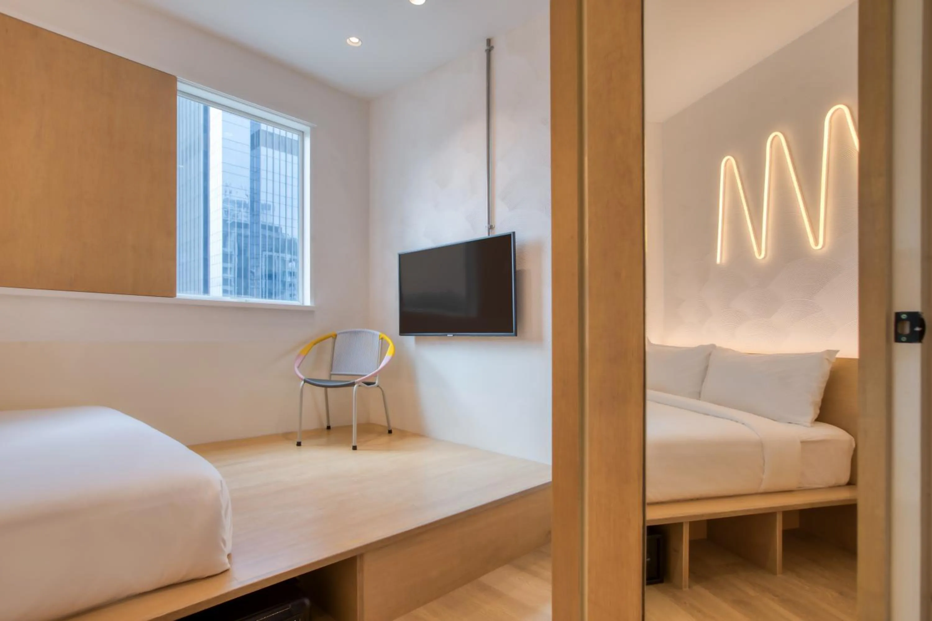 Bed in MoMo's Kuala Lumpur