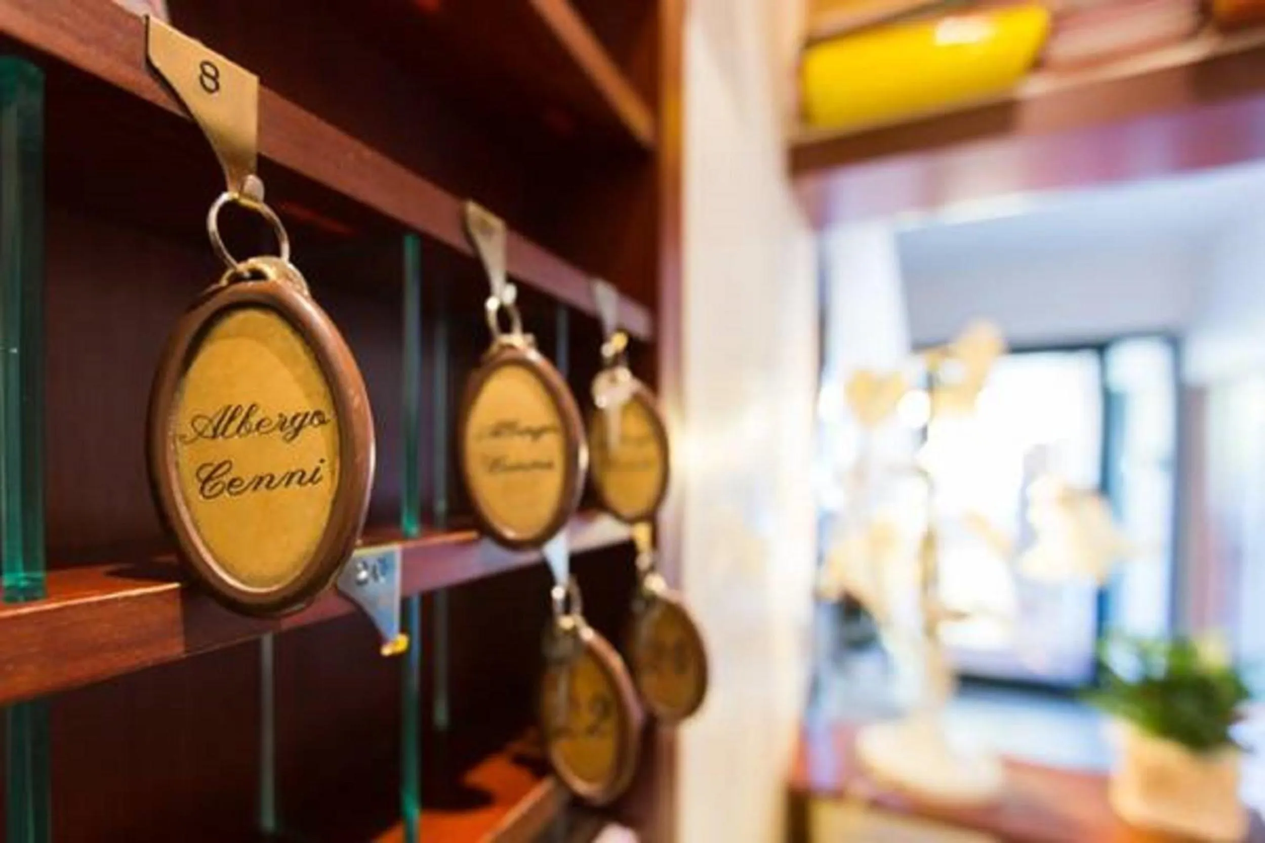 Decorative detail in Albergo Cenni