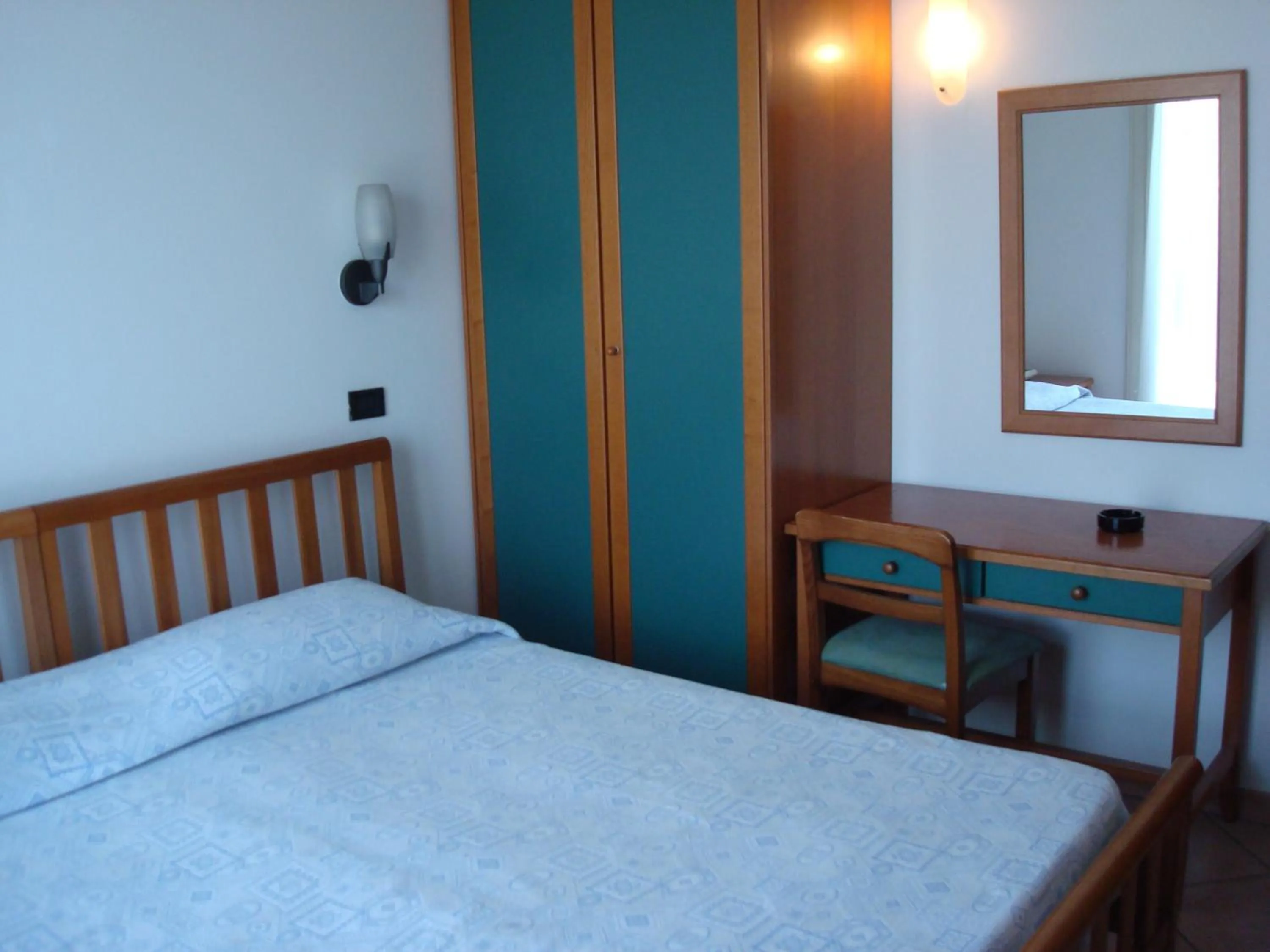 Decorative detail, Bed in Albergo Cenni