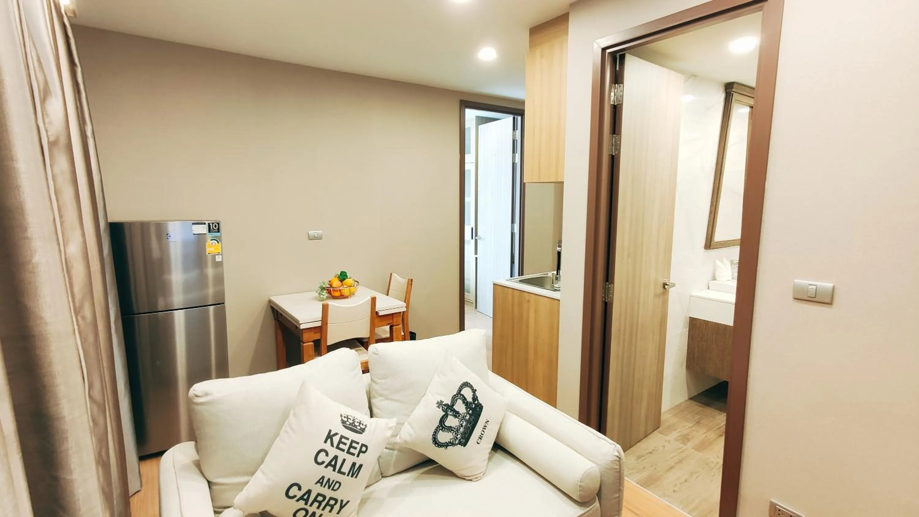 Living room, Bed in Pleasant Chiangmai