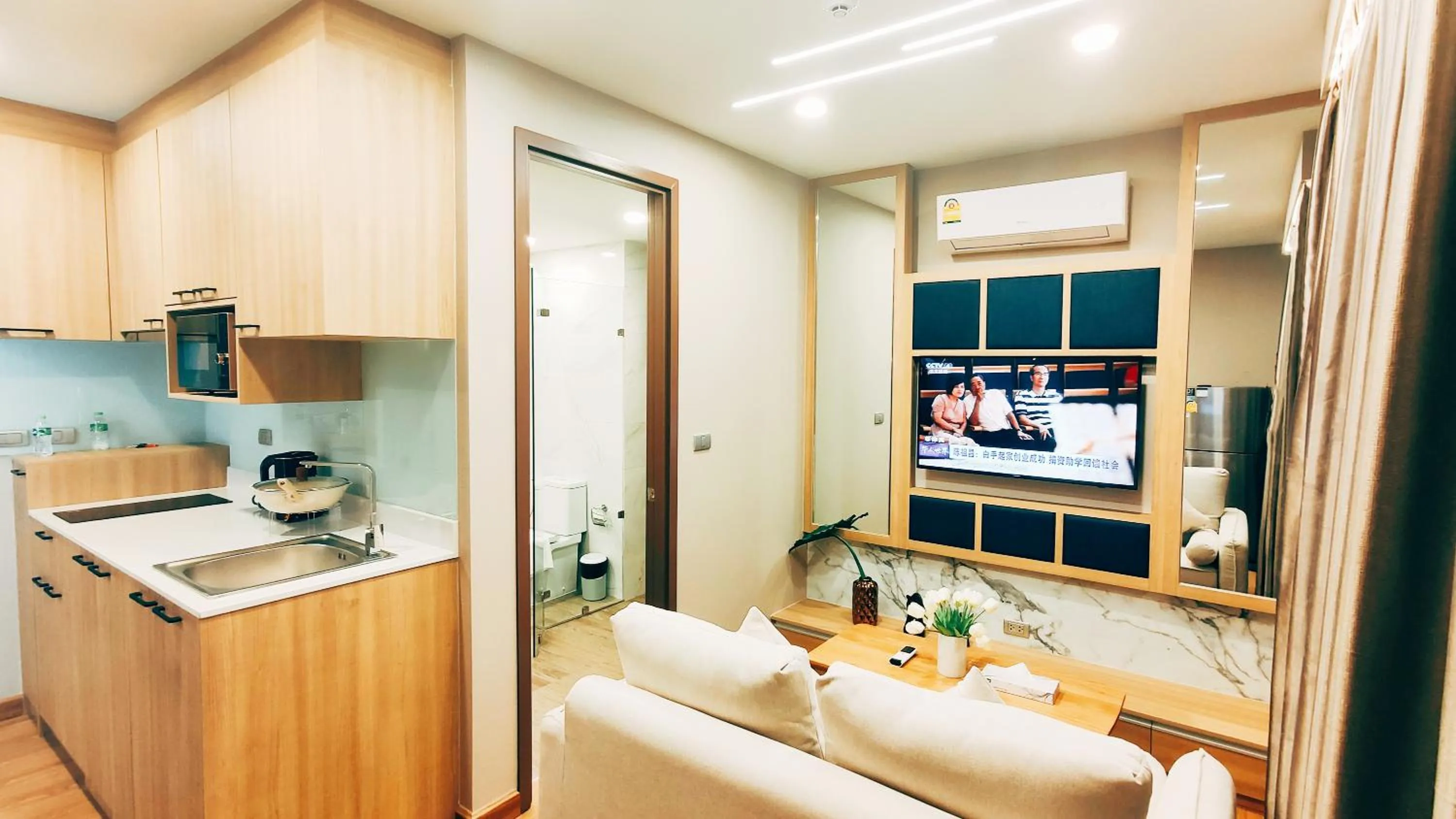 Living room in Pleasant Chiangmai