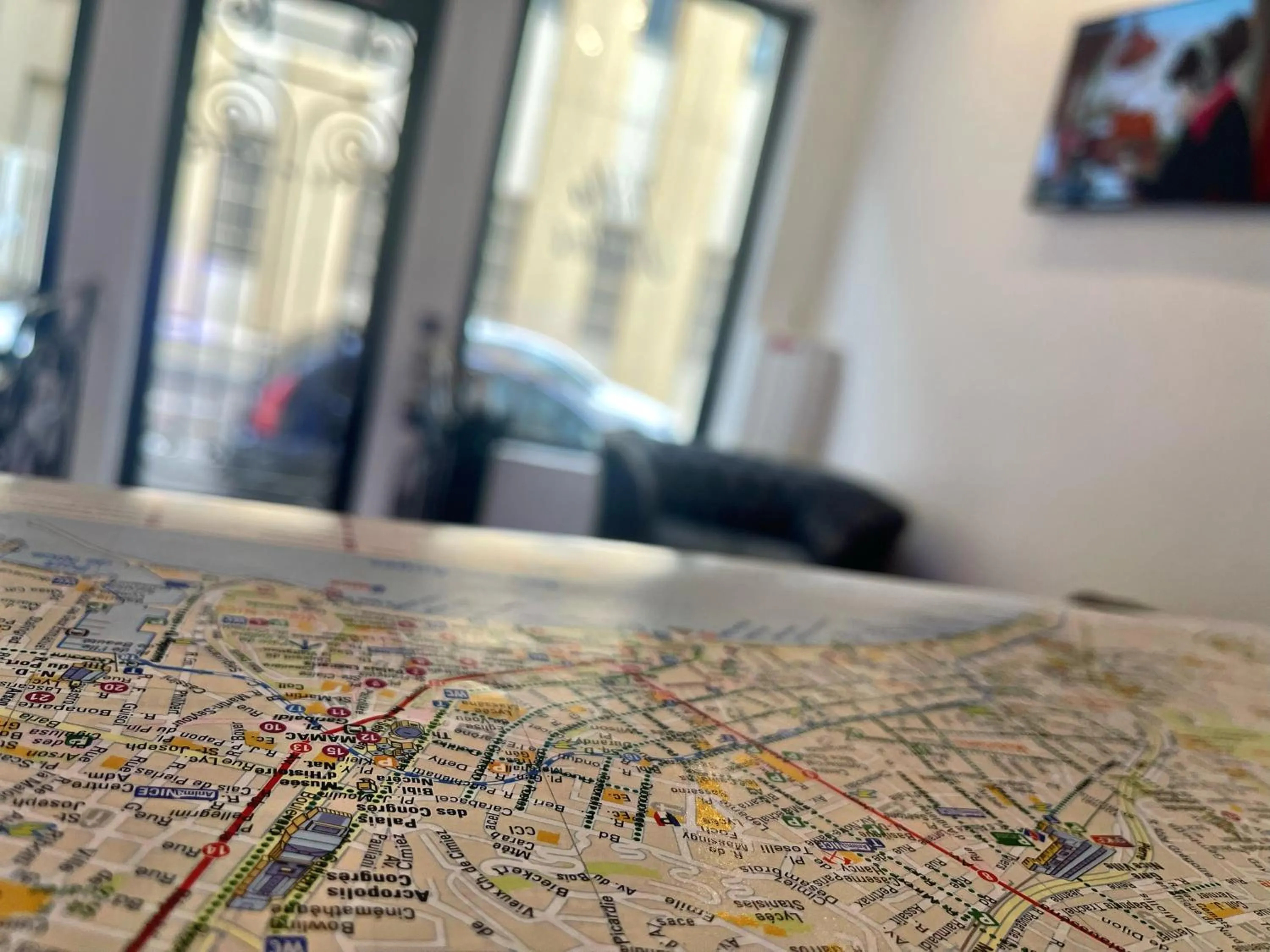 Communal lounge/ TV room in Villa Berlioz