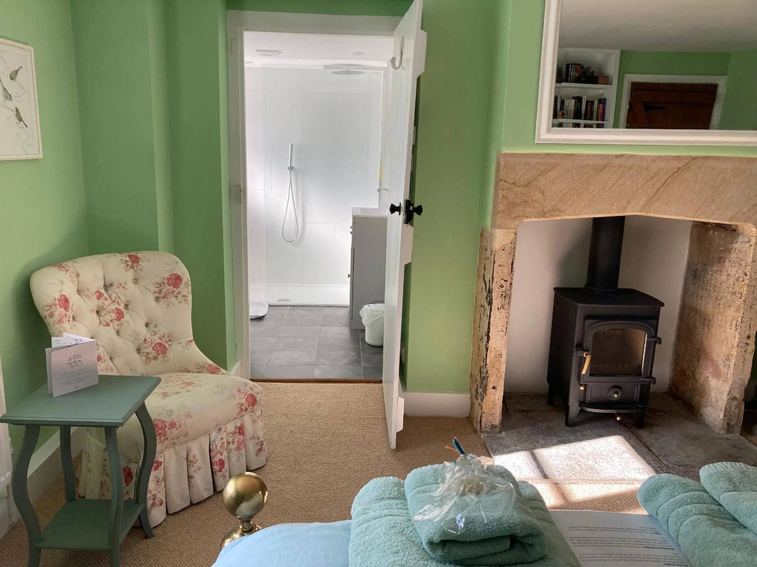 Bedroom in Corner House