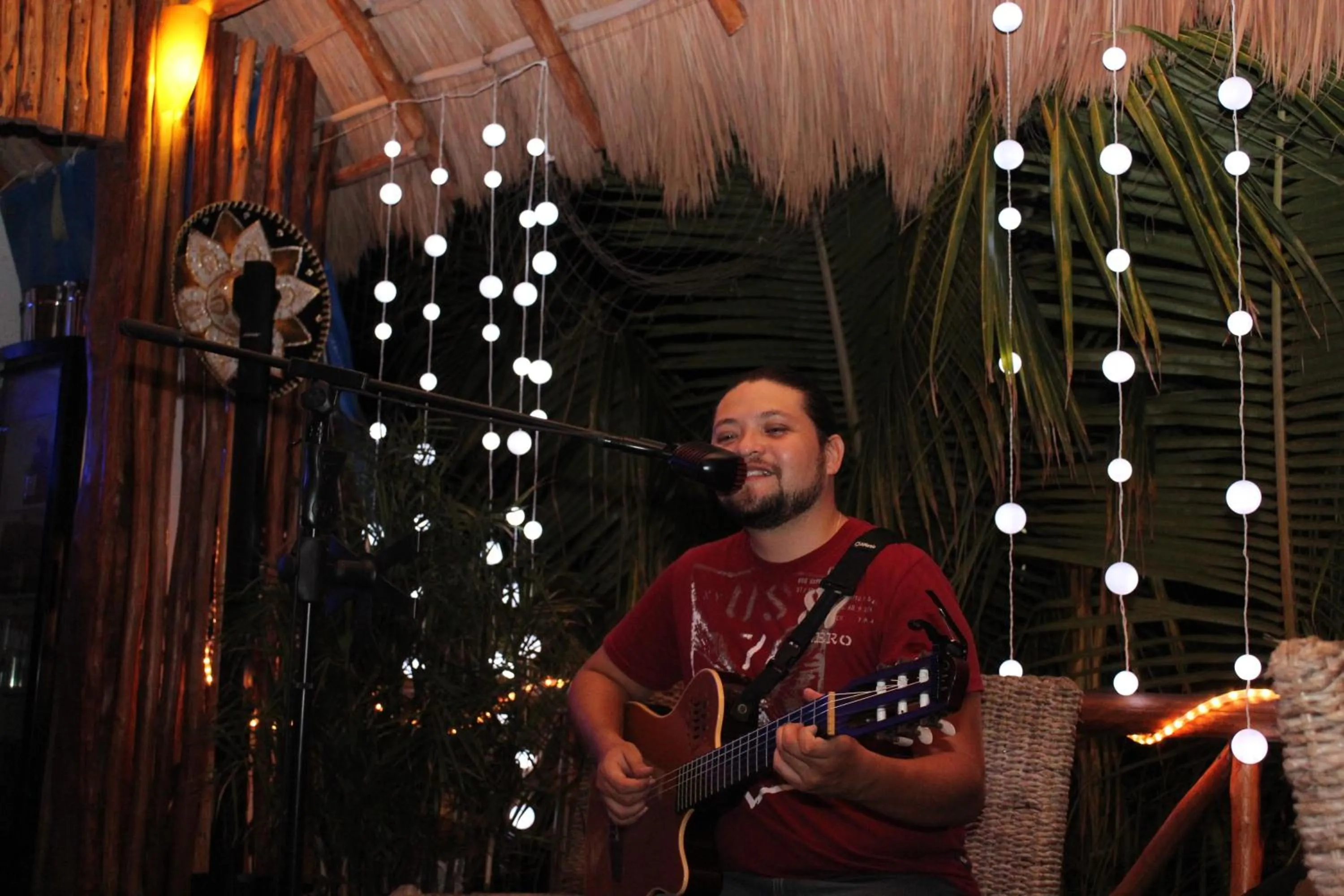 Evening entertainment in Blue Angel Resort