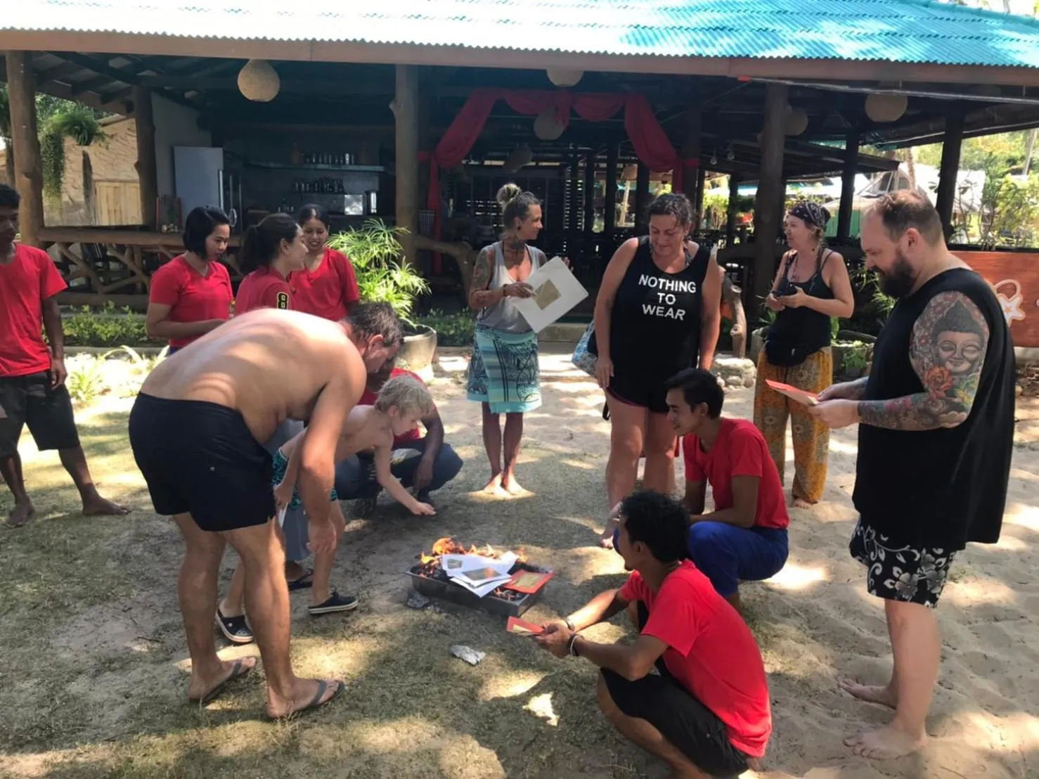 People in Koh Jum Delight Beach