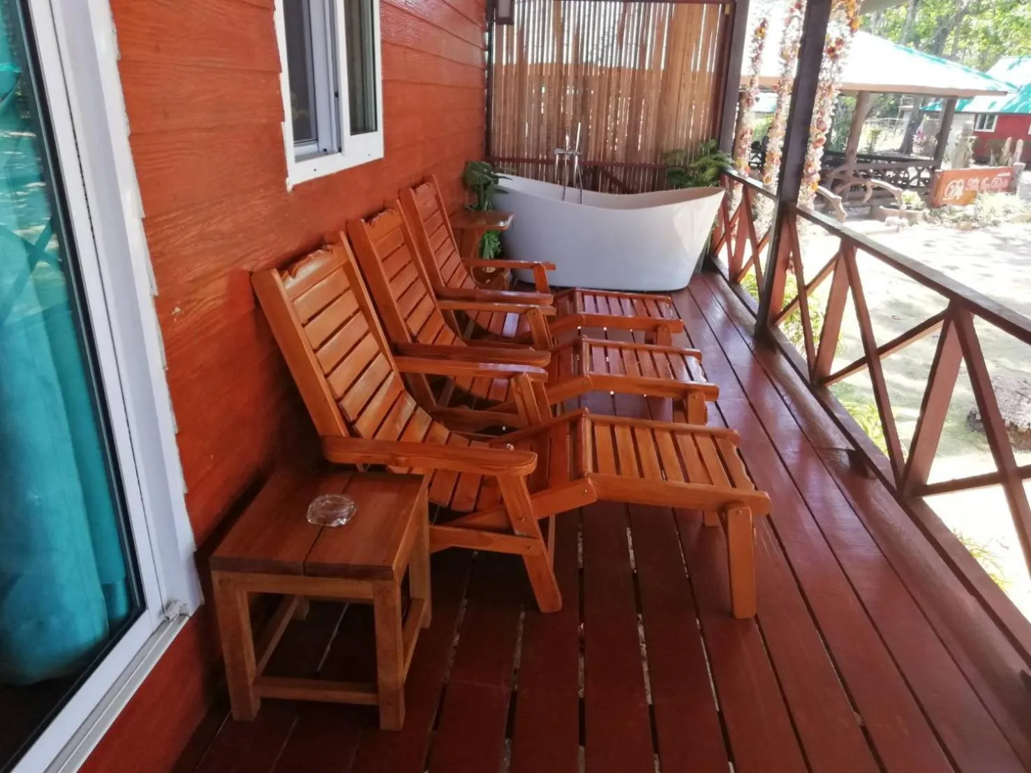 Balcony/Terrace in Koh Jum Delight Beach