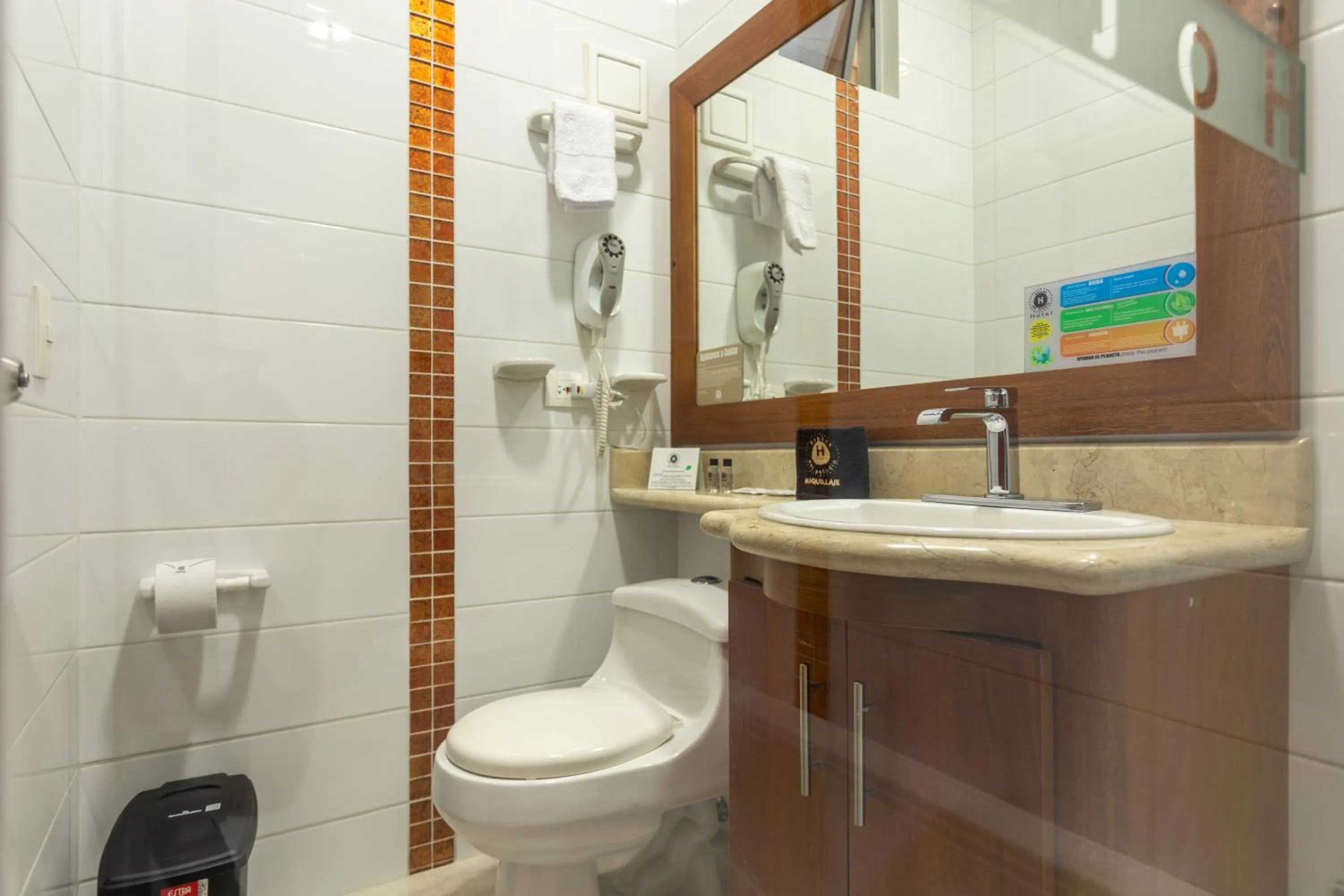 Bathroom in Hotel Sauces del Estadio