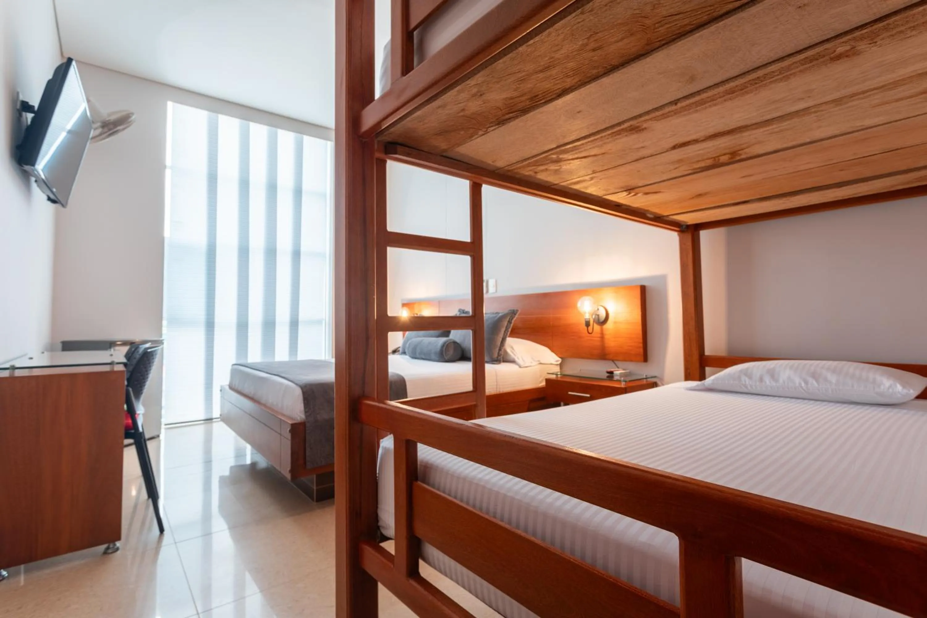 Bedroom, Bed in Hotel Sauces del Estadio